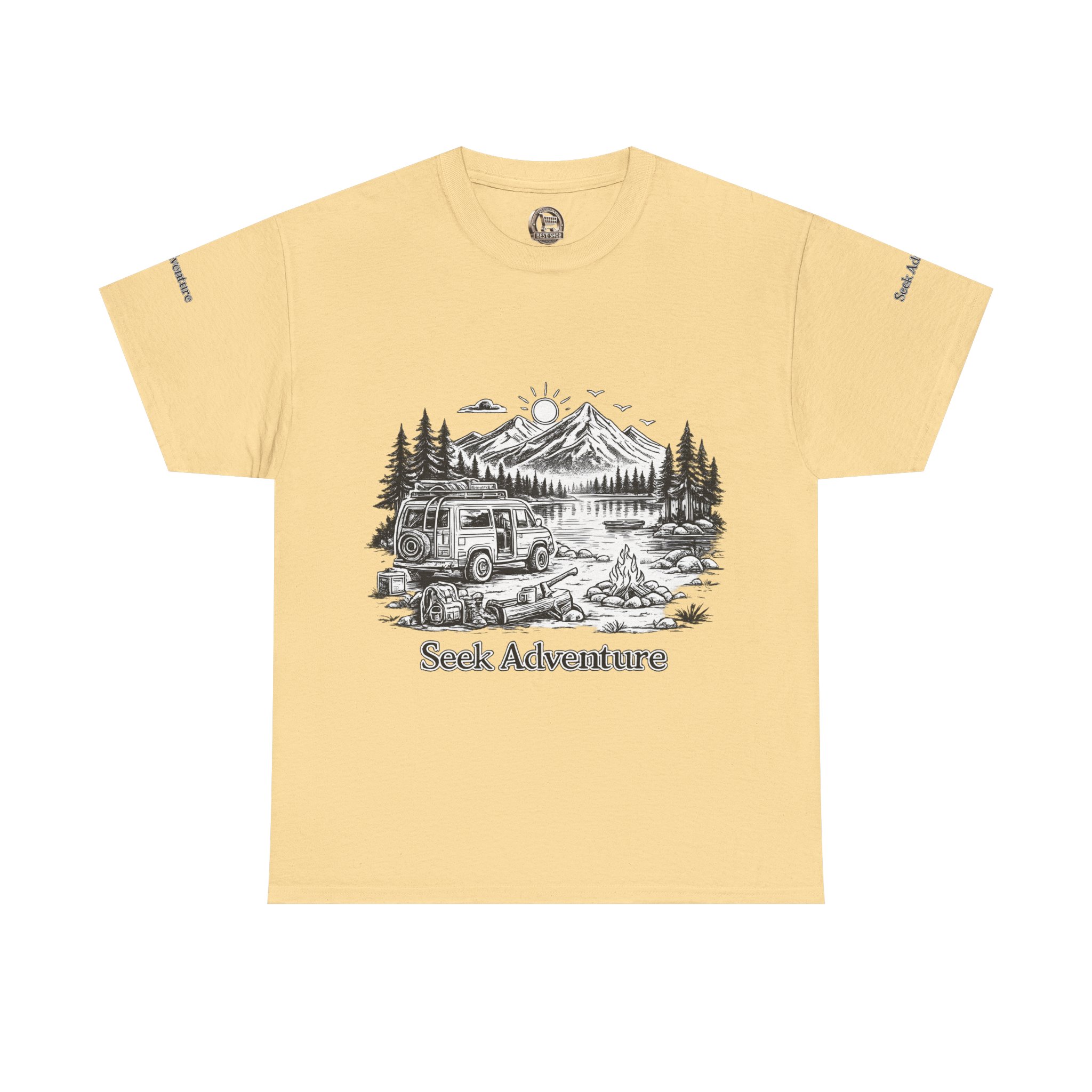 12466157169462089284_2048.jpeg Unisex Heavy Cotton Tee — "Seek Adventure" Design Minimal-Line