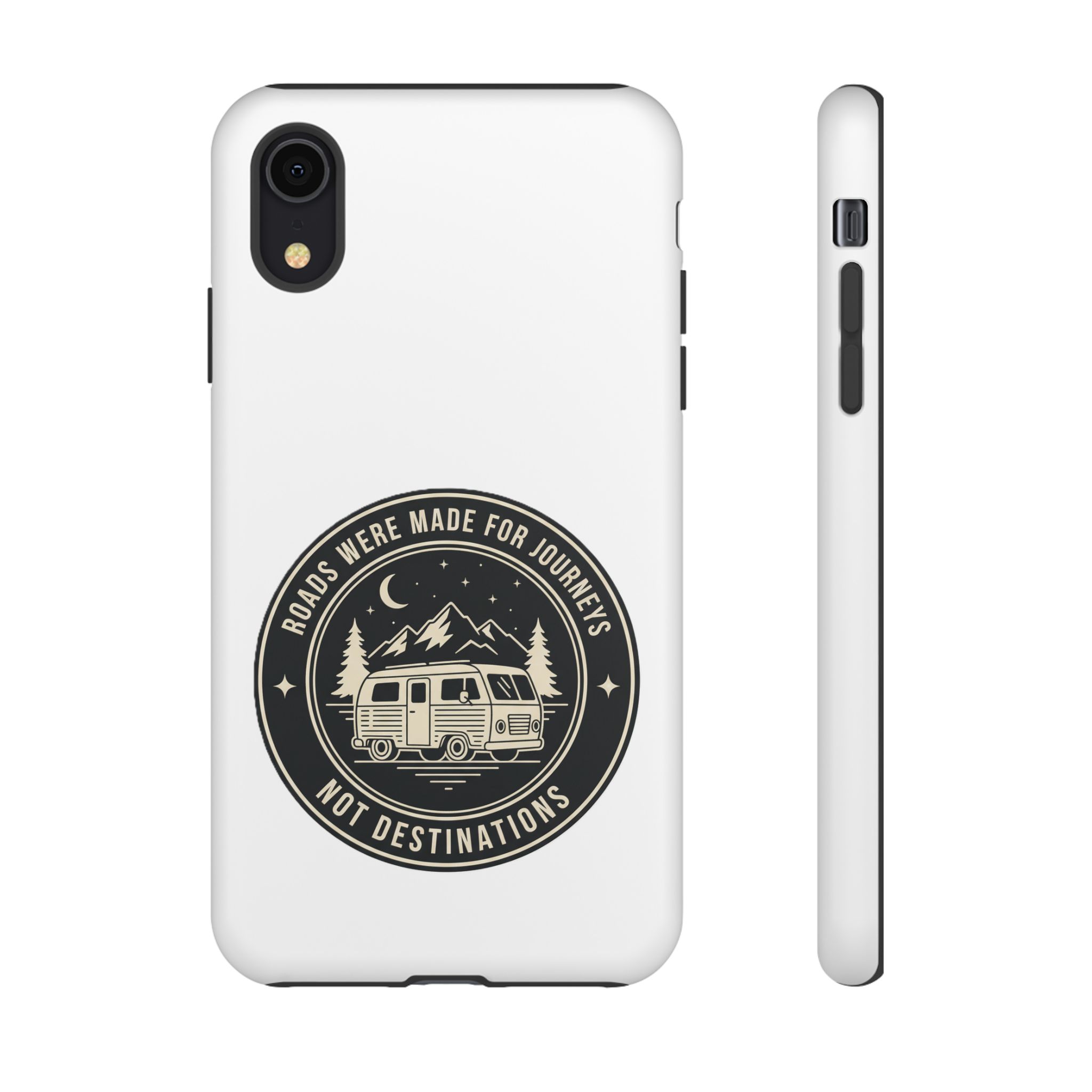 Phone Case — "ROAD WHERE MADE FOR JOURNEYS-NOT DESTINATIONS" Camper Van Design