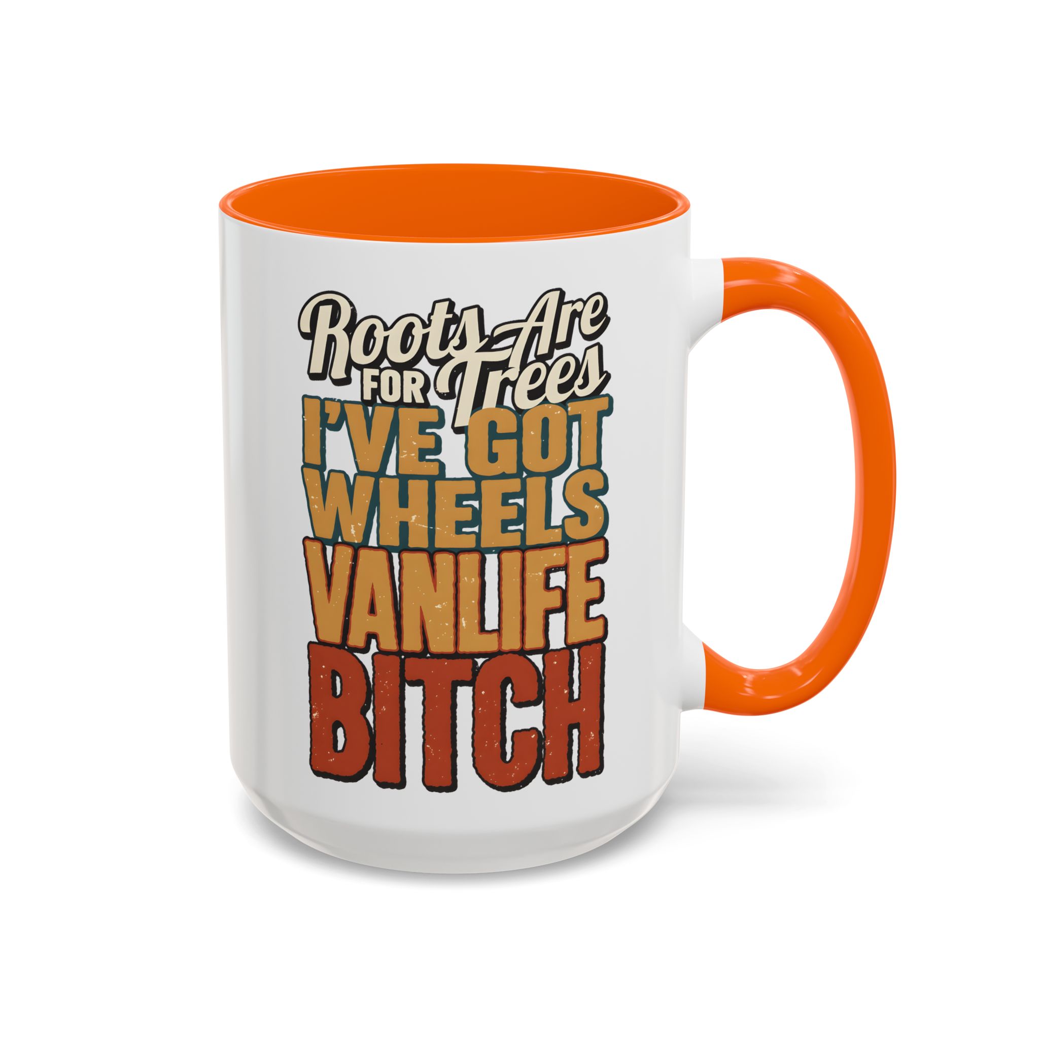 12495563328441764833_2048.jpeg Accent Coffee Mug (11, 15oz) — "Roots Are For Trees" Design F**K-Line