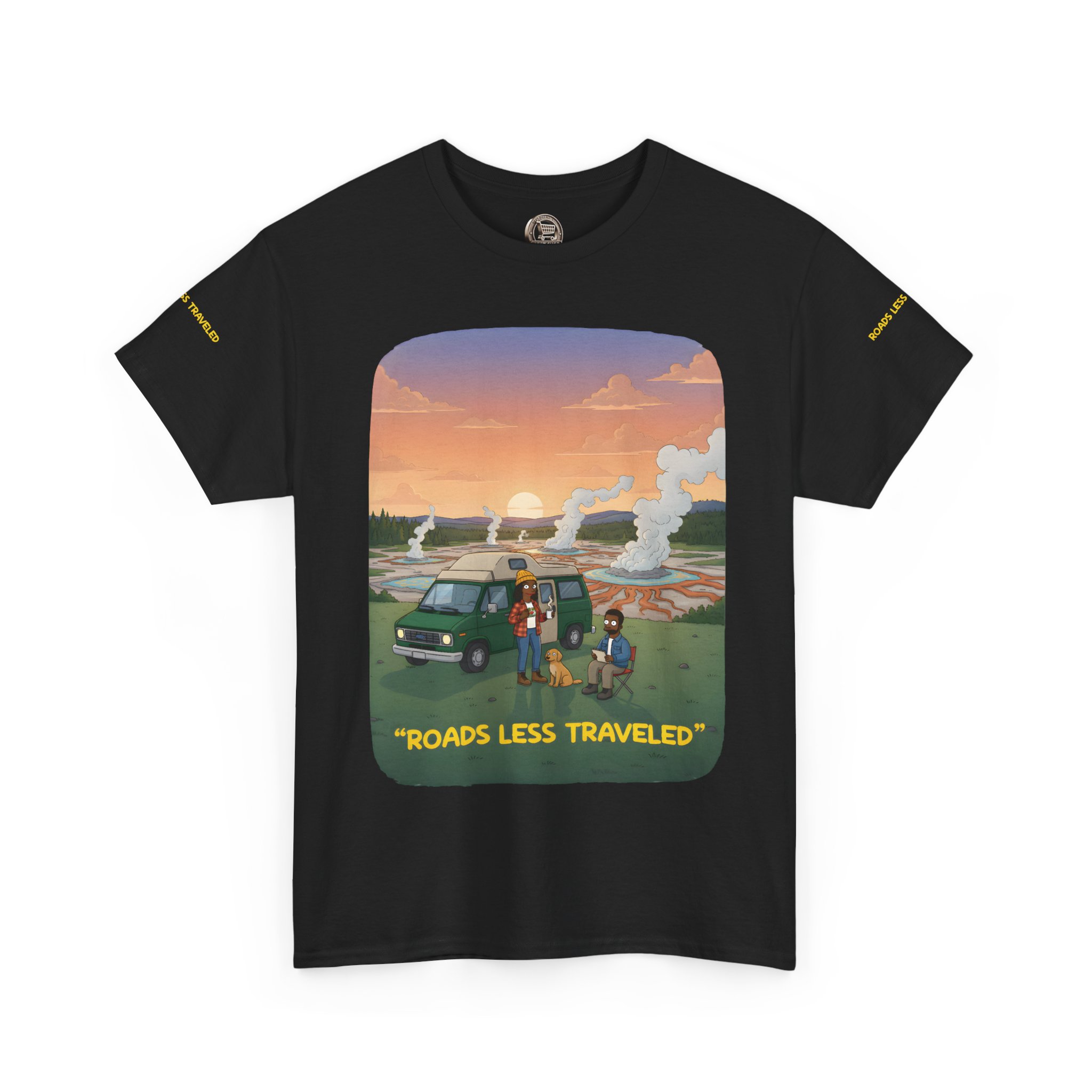 12503783793207804957_2048.jpeg Unisex Heavy Cotton Tee — "Roads Less Traveled" Design Sitcom-Line