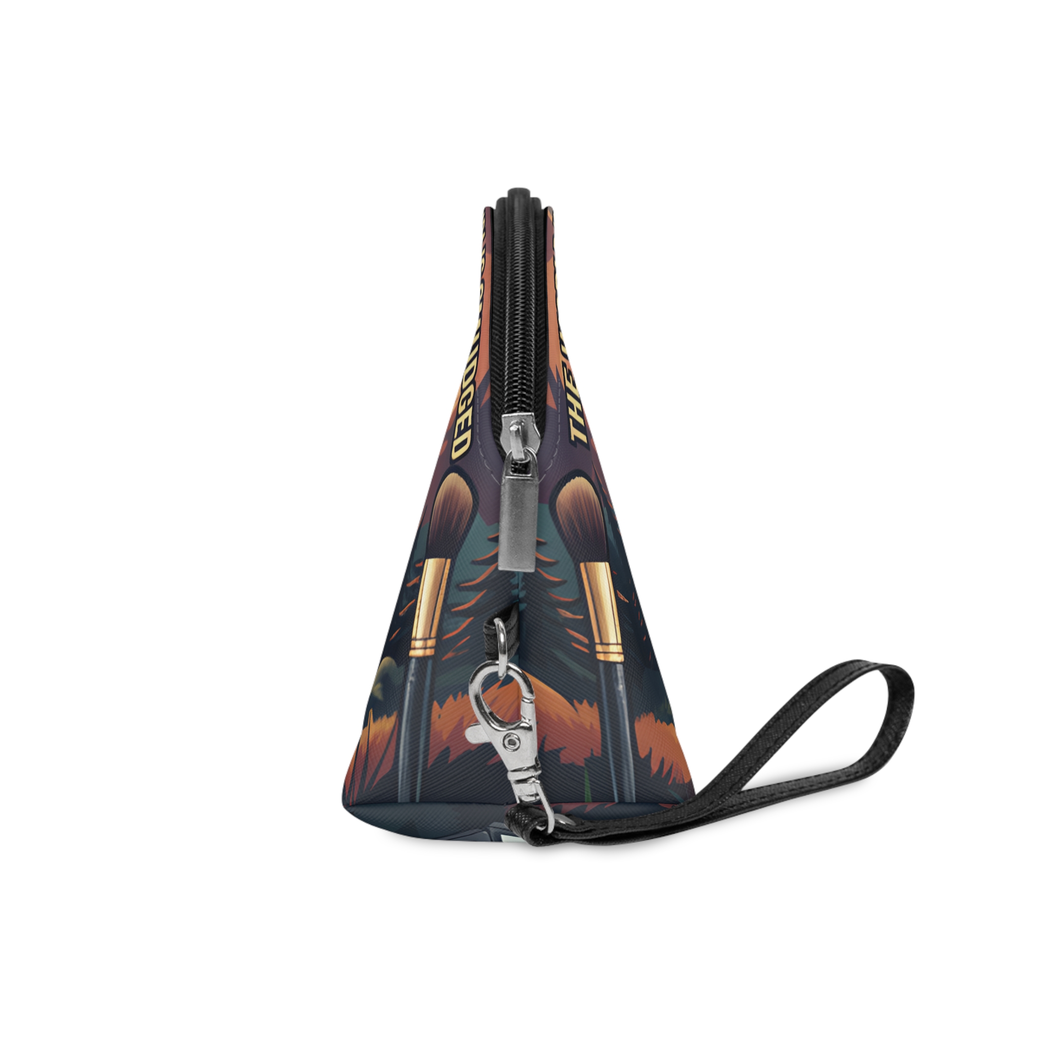 Makeup Bag — "The World Is Your Runway and Your Mascara Is smuged" campervan quoted