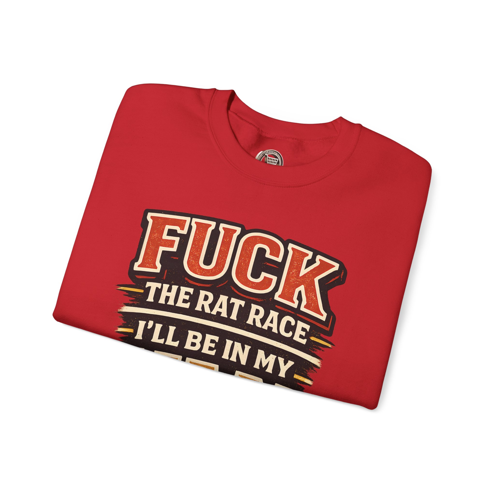 12512934850698637970_2048.jpeg Unisex Heavy Blend™ Crewneck Sweatshirt — "Fuck The Rat Race" Design F**K-Line