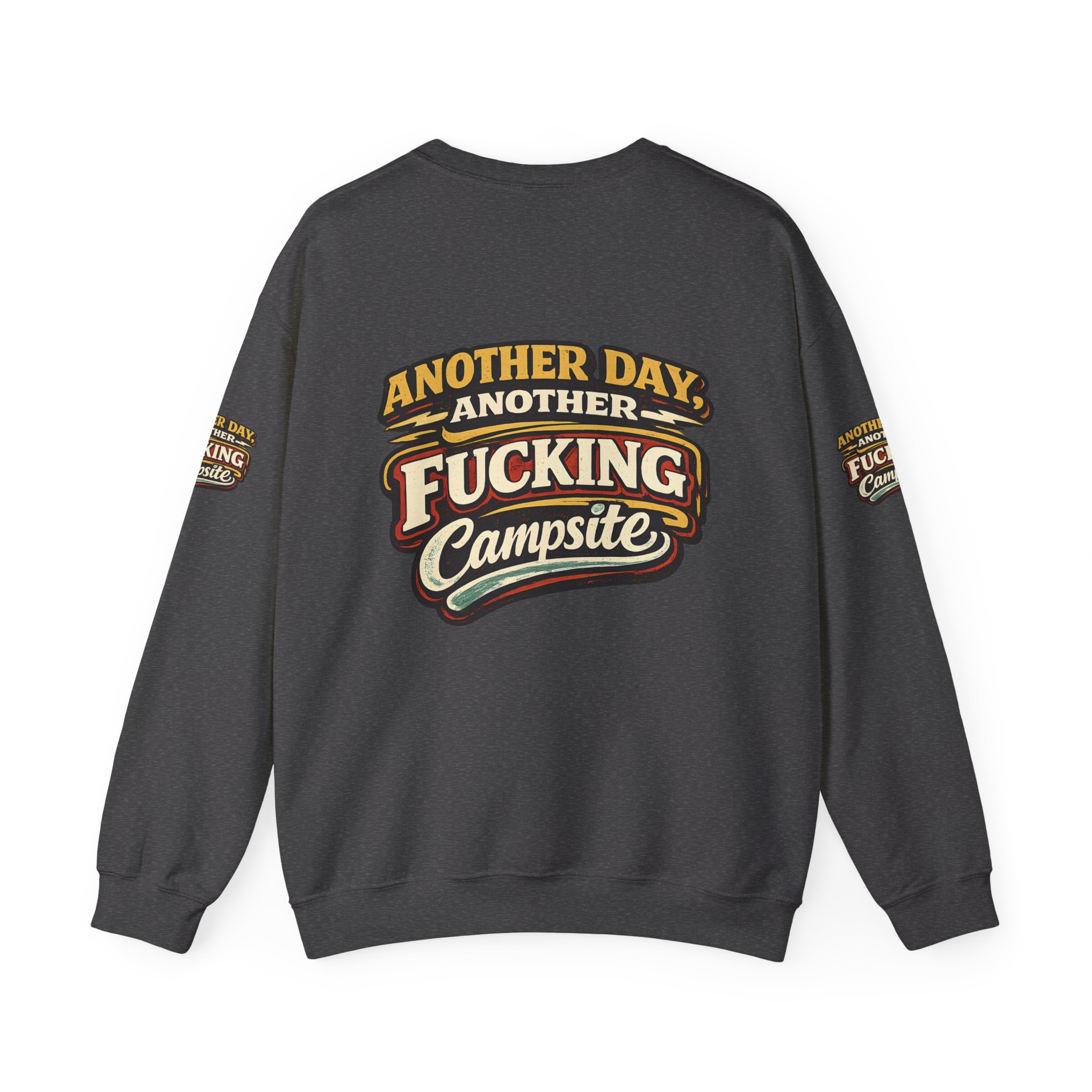Unisex Heavy Blend™ Crewneck Sweatshirt — "Another Day" Design F**K-Line