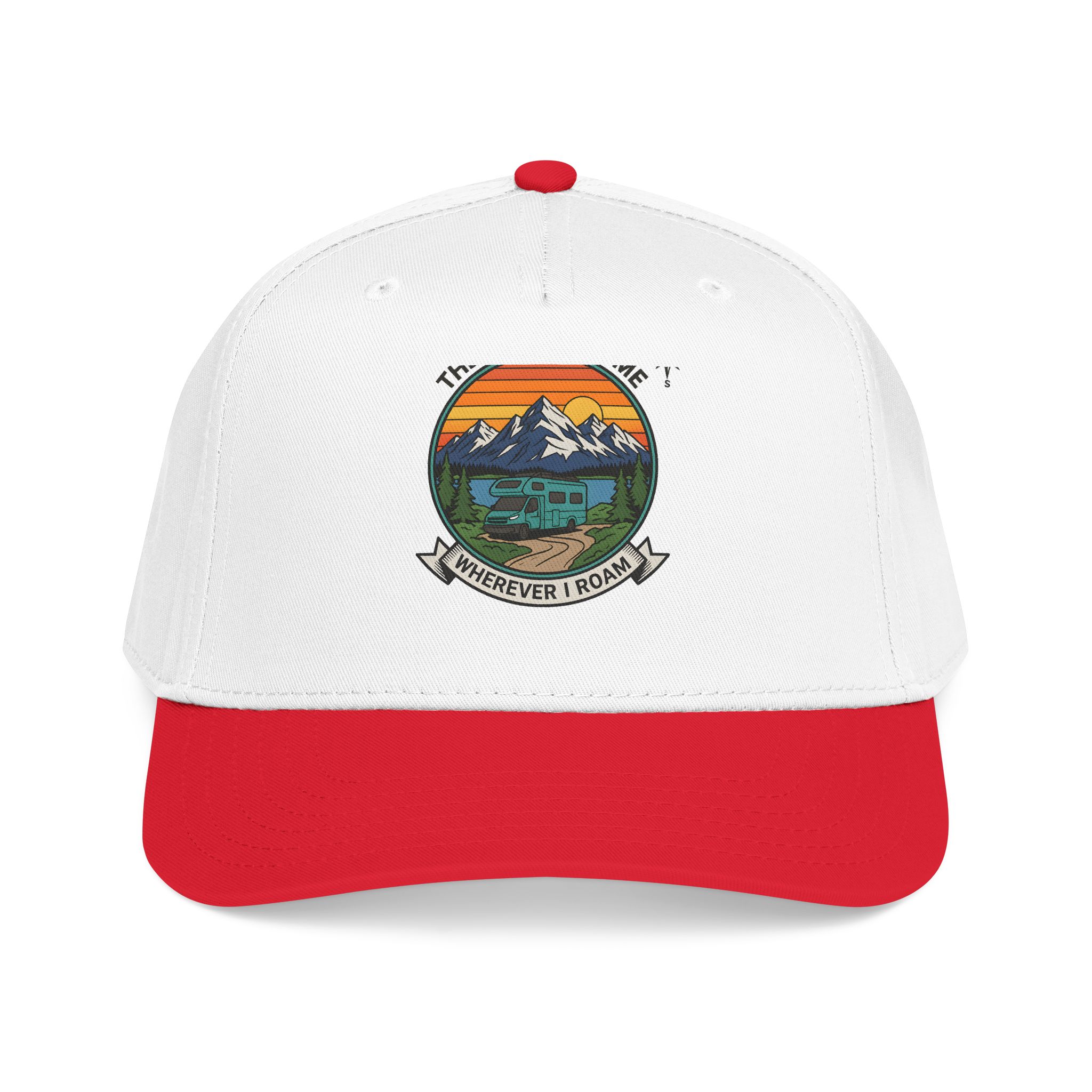 Baseball Cap — "The Road Is Home, Wherever I Roam"