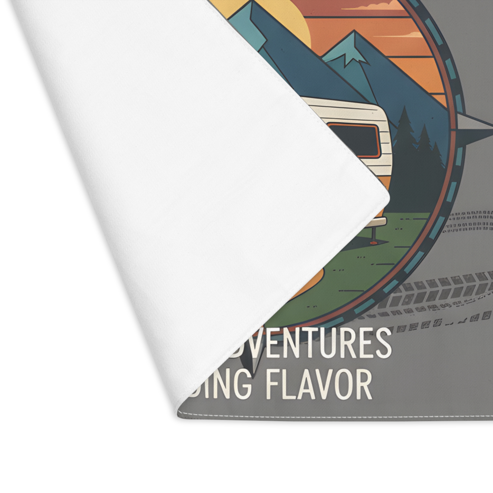 12526202768698901355_2048-1.jpeg Vanlife Placemat — "Roam | Eat | Sleep | Repeat" Camping Table Mat