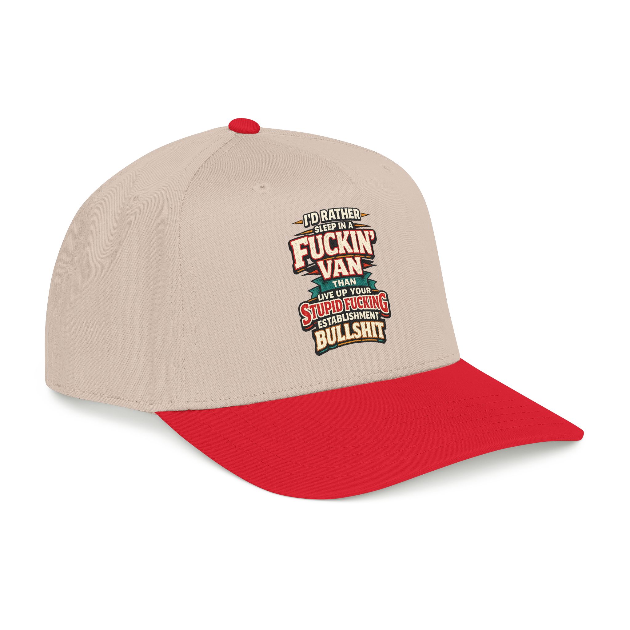 Baseball Cap - "I´d Rather Sleep in A Fucking Van" Design F**K-Line