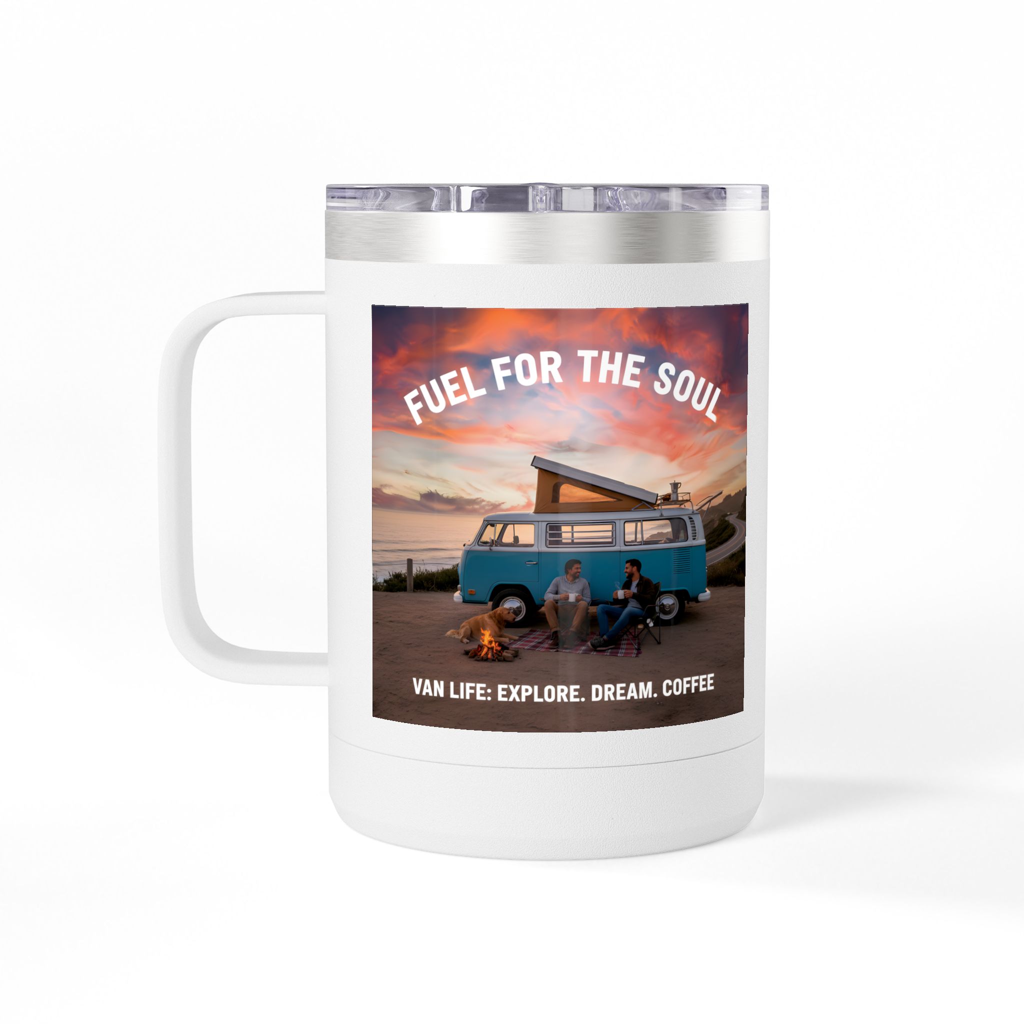 Coffee Mug Tumbler, 15oz — "Fuel for the Soul"