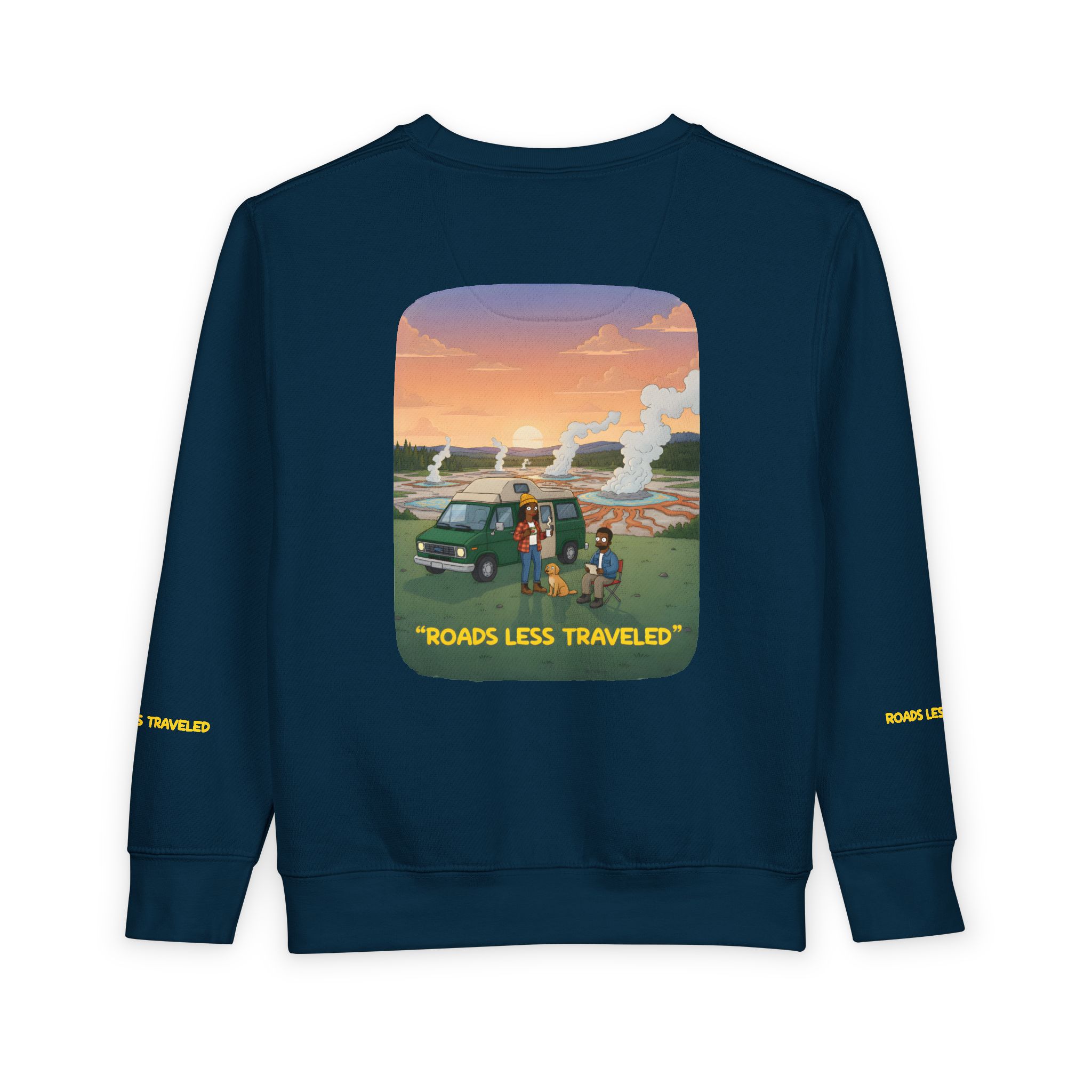 Toddler Sweatshirt - "Roads Less Traveled" (Design Sitcom-Line)