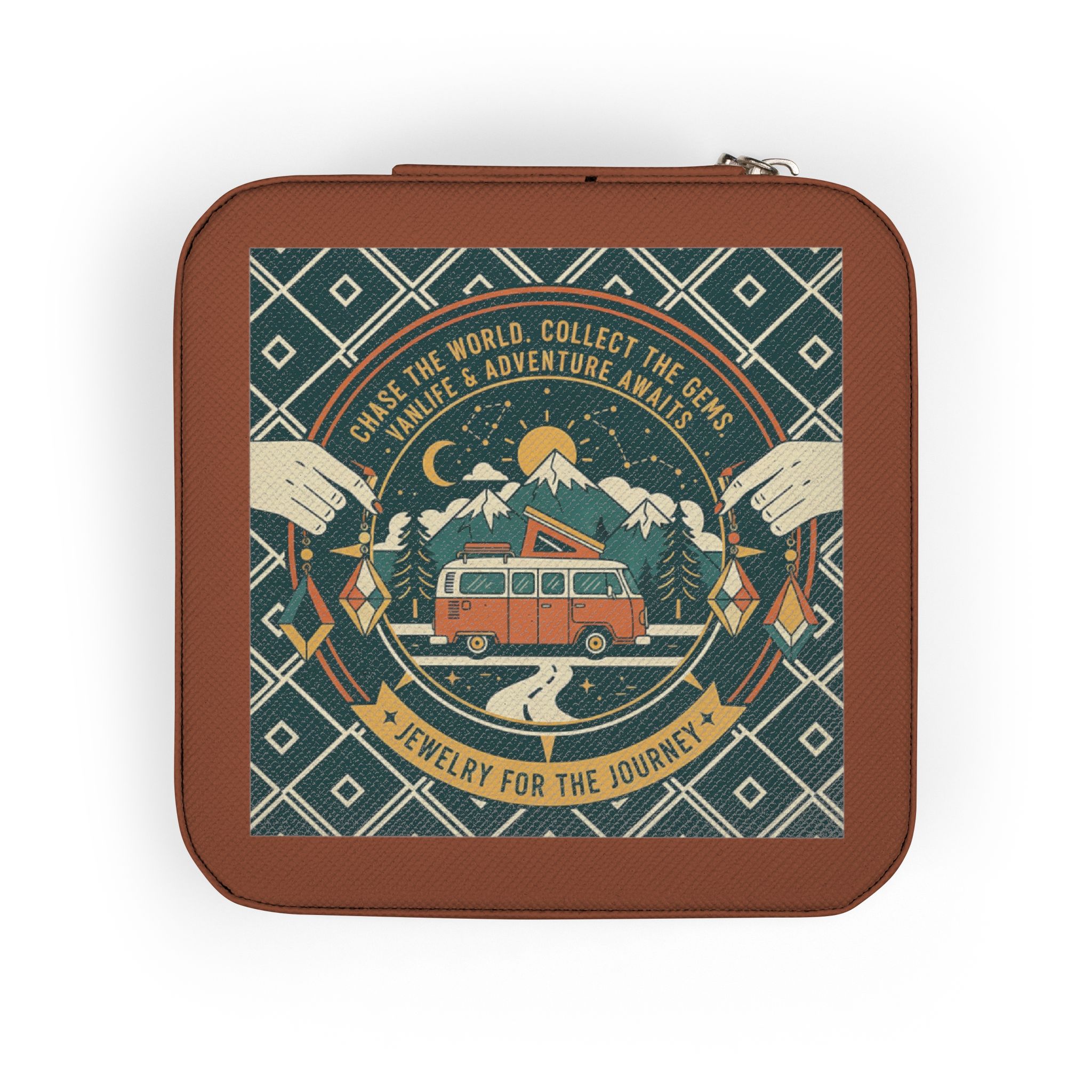 Jewelry Travel Case – Compact Organizer for Rings, Necklaces & Earrings