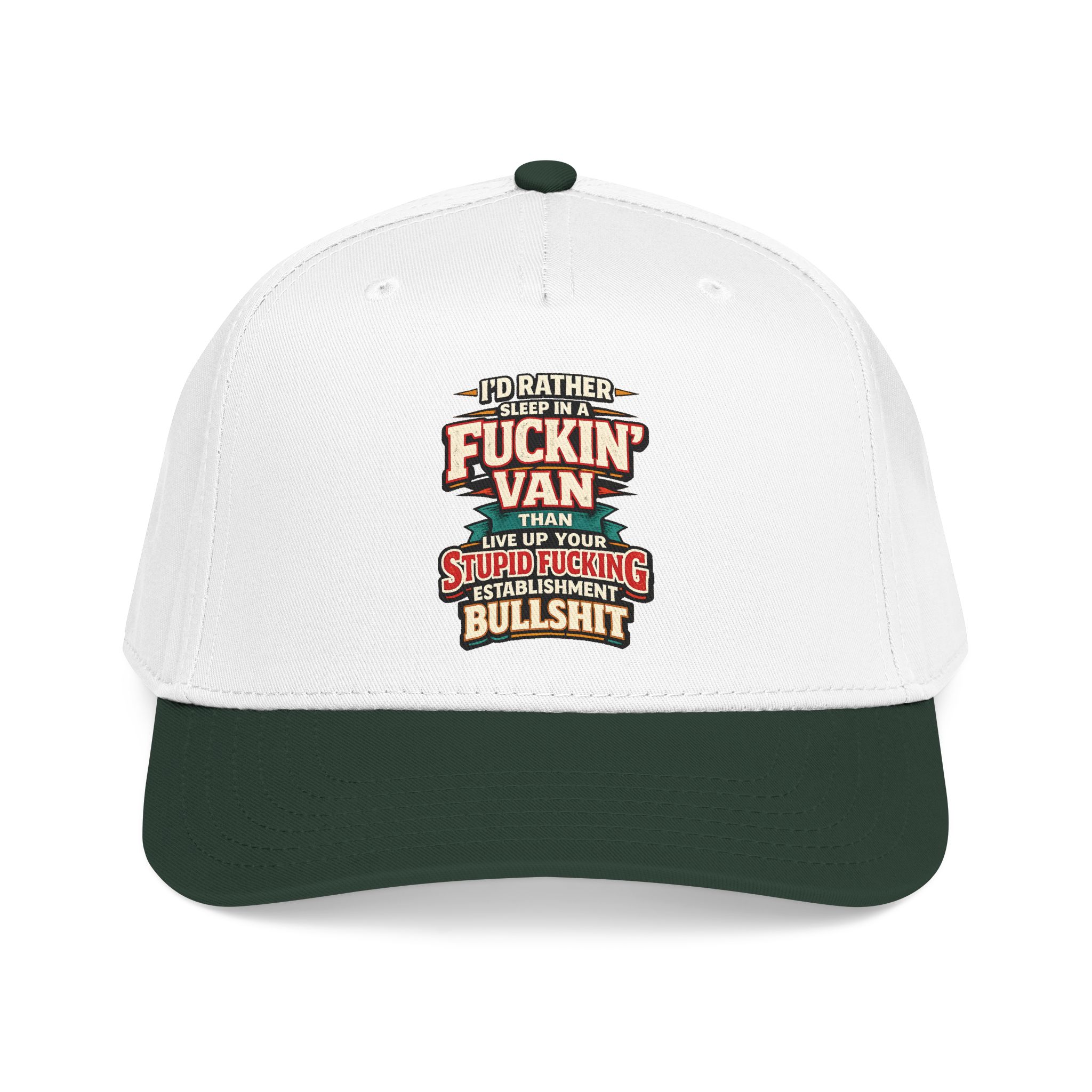 Baseball Cap - "I´d Rather Sleep in A Fucking Van" Design F**K-Line
