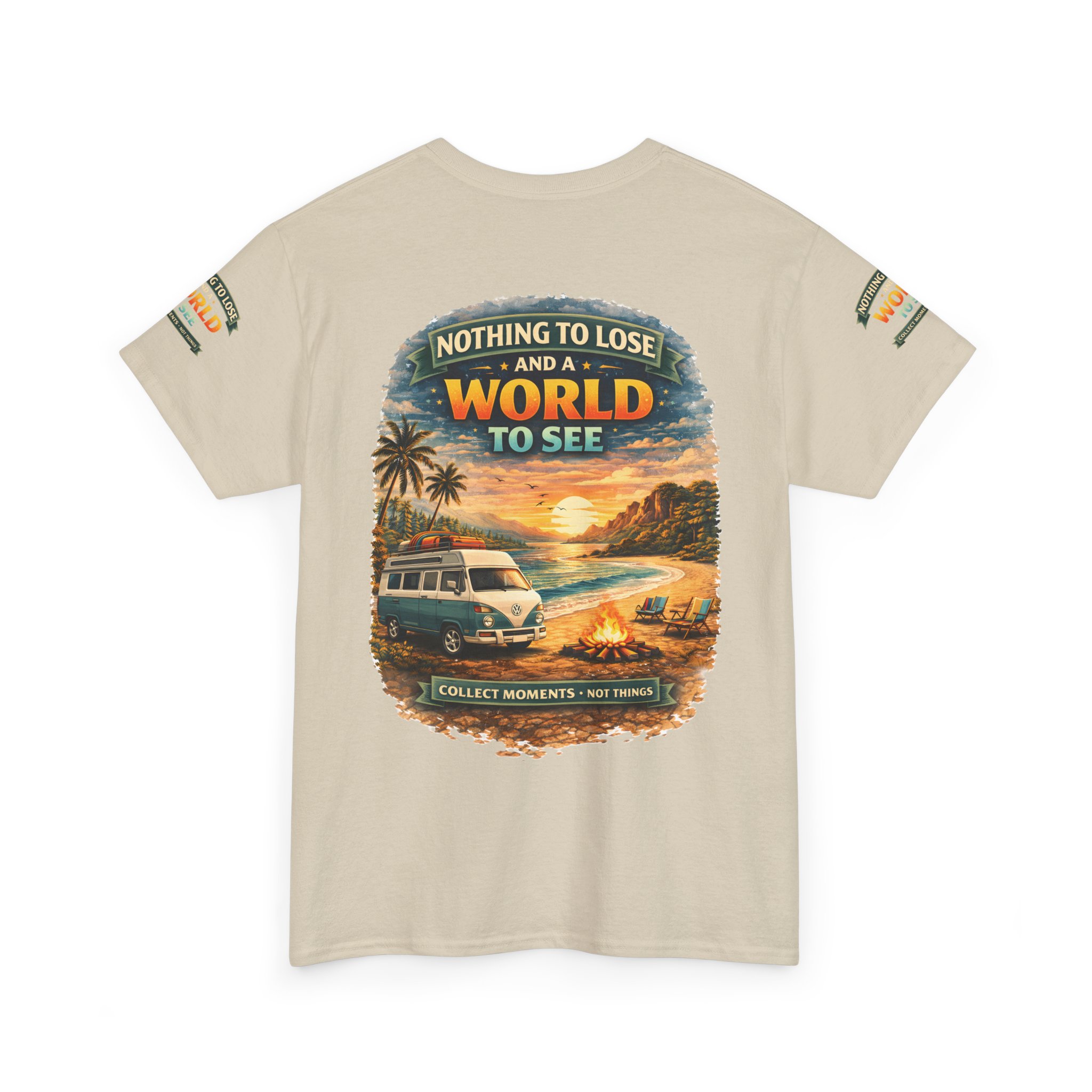 12588472946233465464_2048.jpeg Unisex Heavy Cotton Tee — "Nothing To Lose " Design Scenic-Line