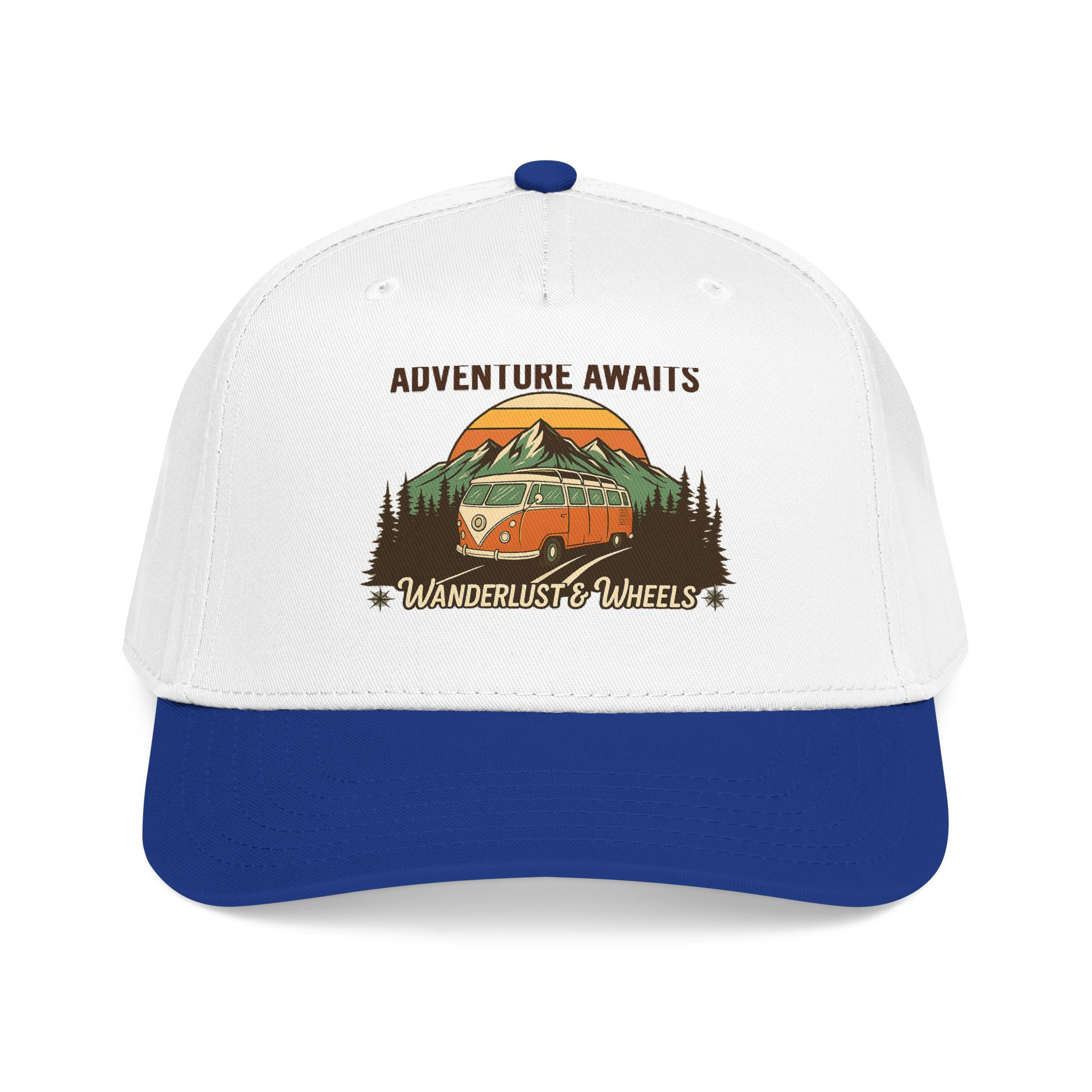 Baseball Cap - "Home Is Where You Adventure Awaits" Mid Profile Baseball Cap