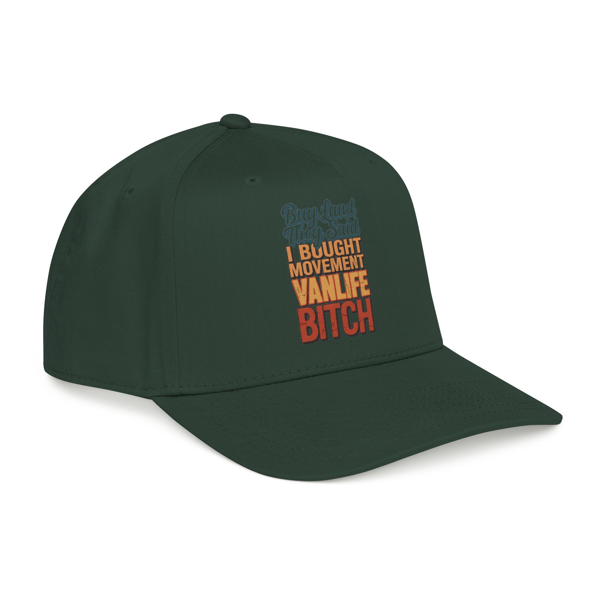 Baseball Cap - "Buy Land They Said" Design F**K-Line