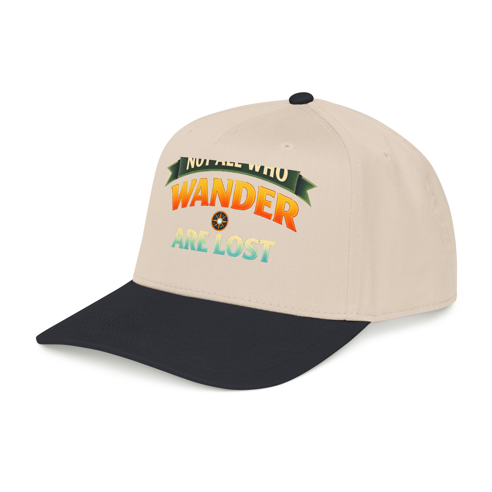 Baseball Cap - "Not All Who Wander Are Lost" Design Scenic-Line
