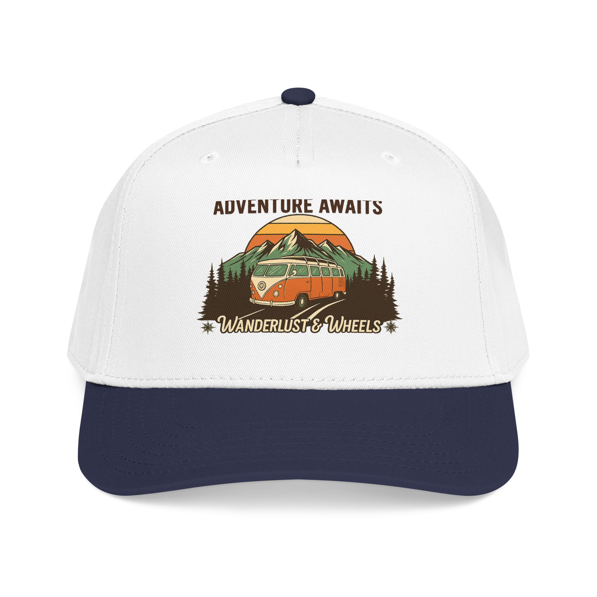 Baseball Cap - "Home Is Where You Adventure Awaits" Mid Profile Baseball Cap