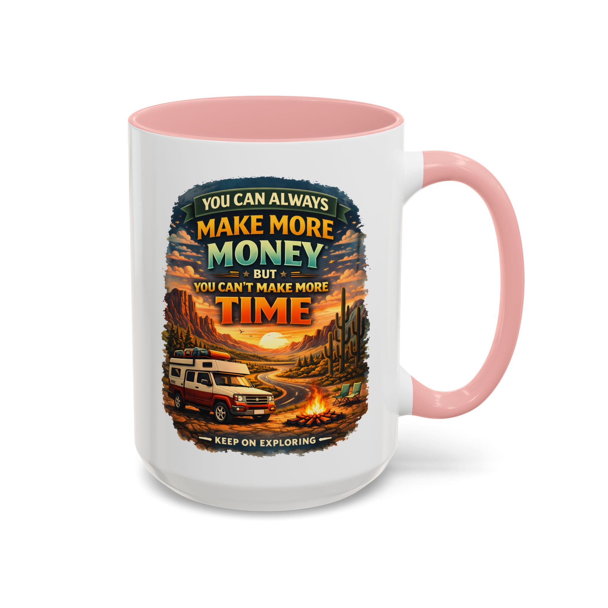 12640438343451081151_2048.jpeg Accent Coffee Mug (11, 15oz) — "You Can Always Make More Money" Design Scenic-Line