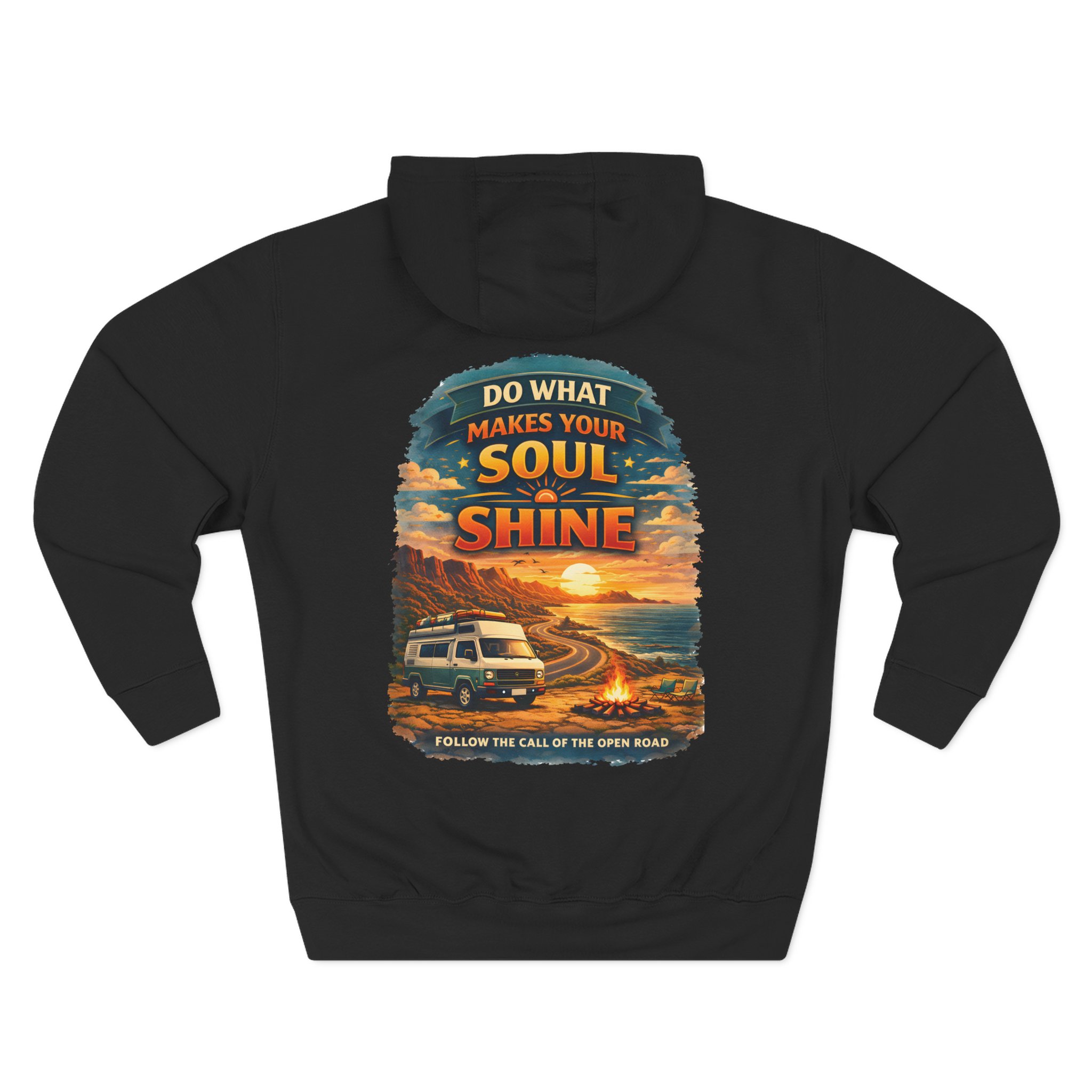 12646792185907802316_2048.jpeg Three-Panel Fleece Hoodie - "Do What Makes Your Soul Shine" Design Scenic-Line