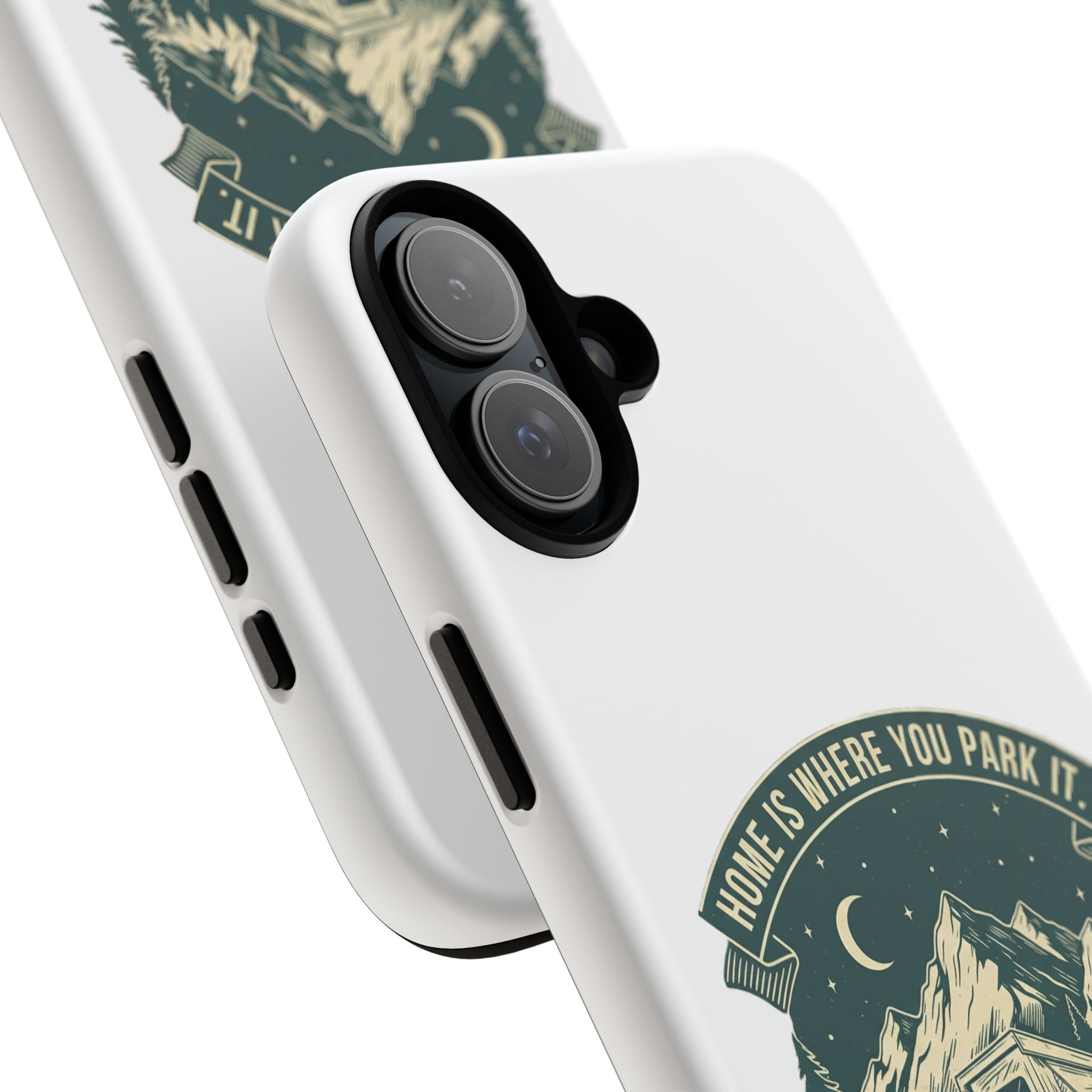 Phone Case — "Home Is Where You Park It-Adventure is the destination" Camper Van Design
