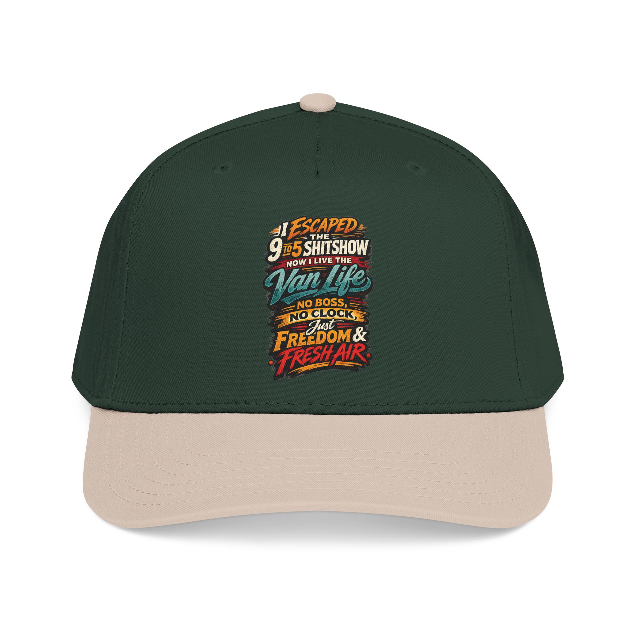 Baseball Cap - "I Escaped The 9 To 5" Design F**K-Line
