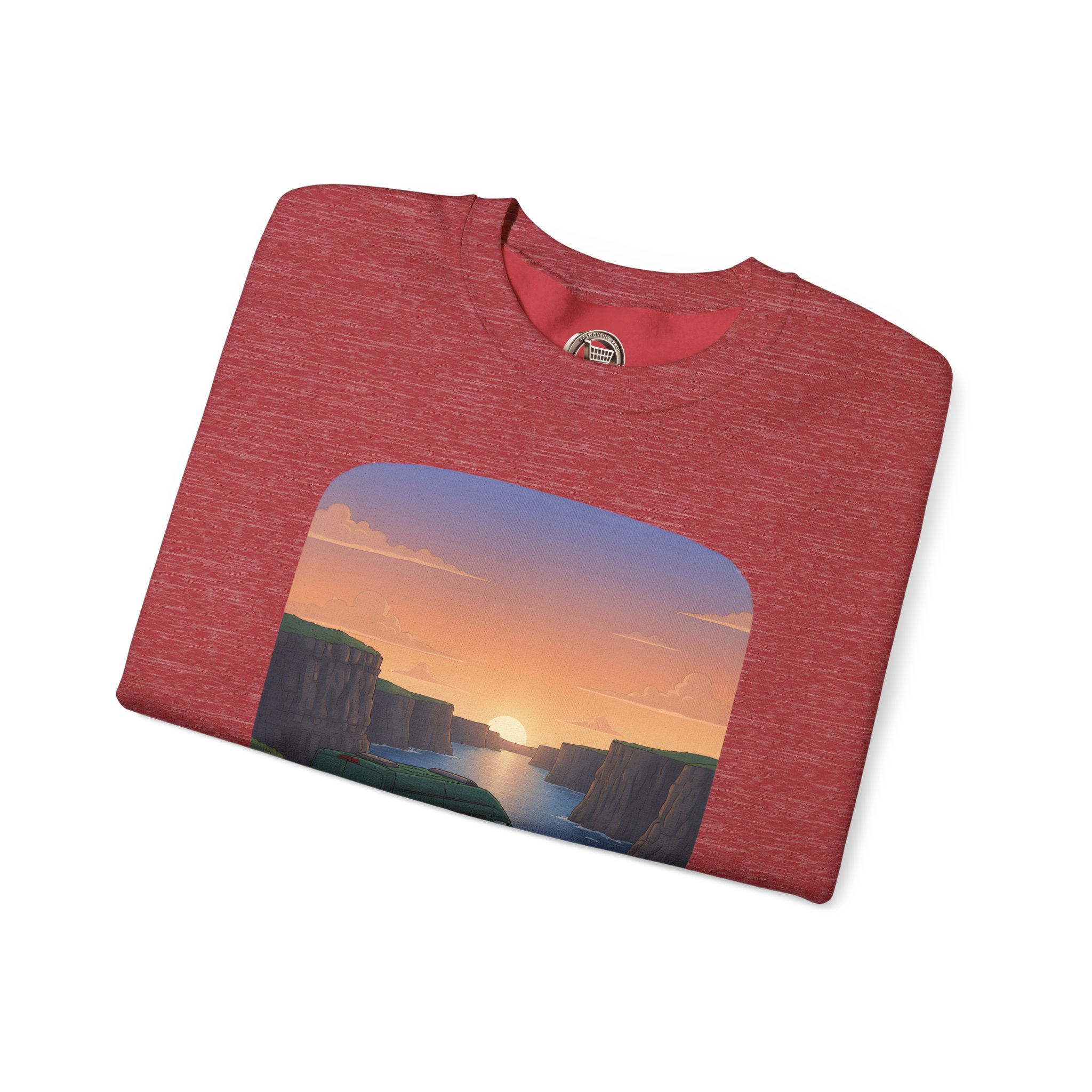 12658622681021268184_2048.jpeg Unisex Heavy Blend™ Crewneck Sweatshirt — "Ocean Views-Adventures Awaits" Design Sitcom-Line