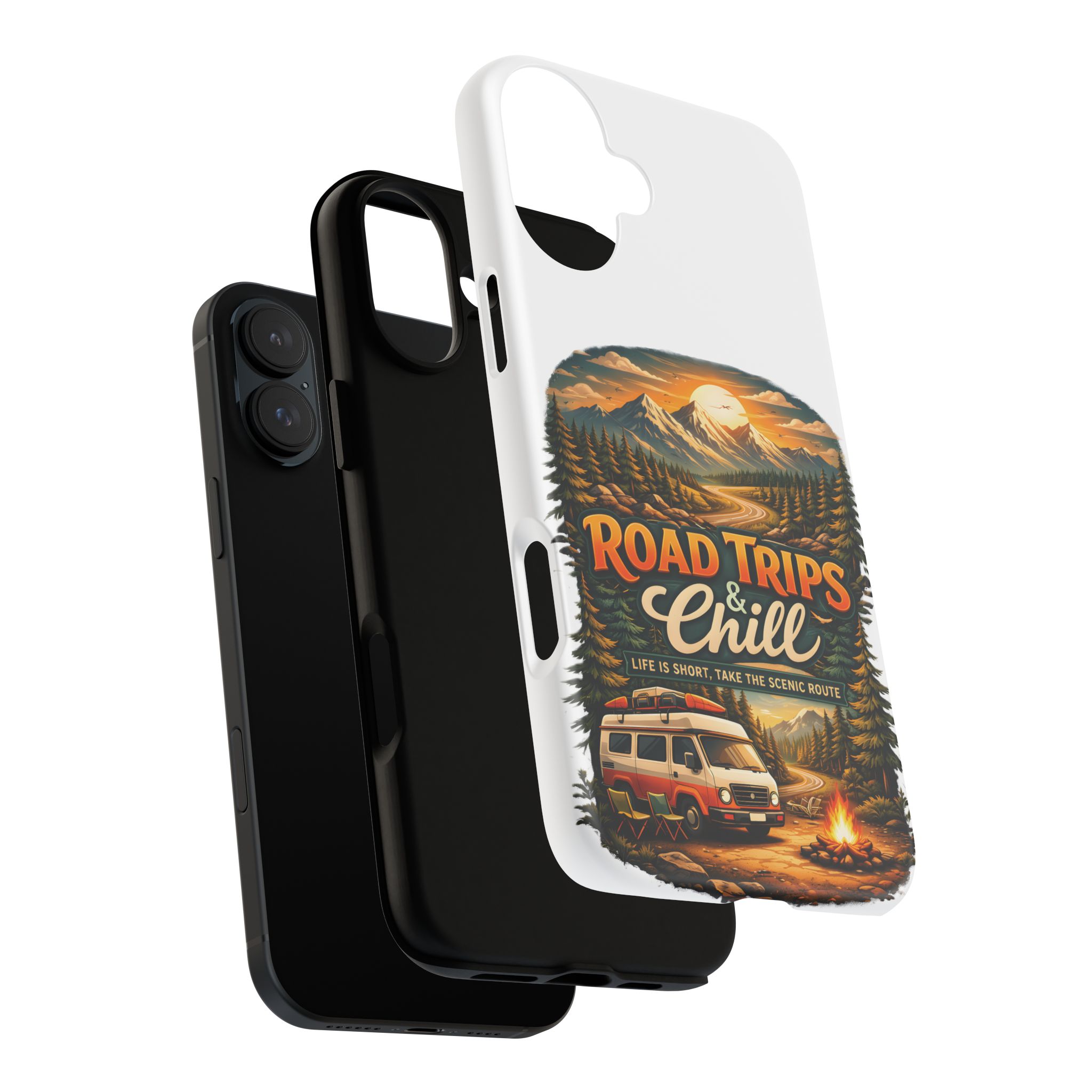 Phone Case — "Road Trips and Chill" (Design Scenic-Line)