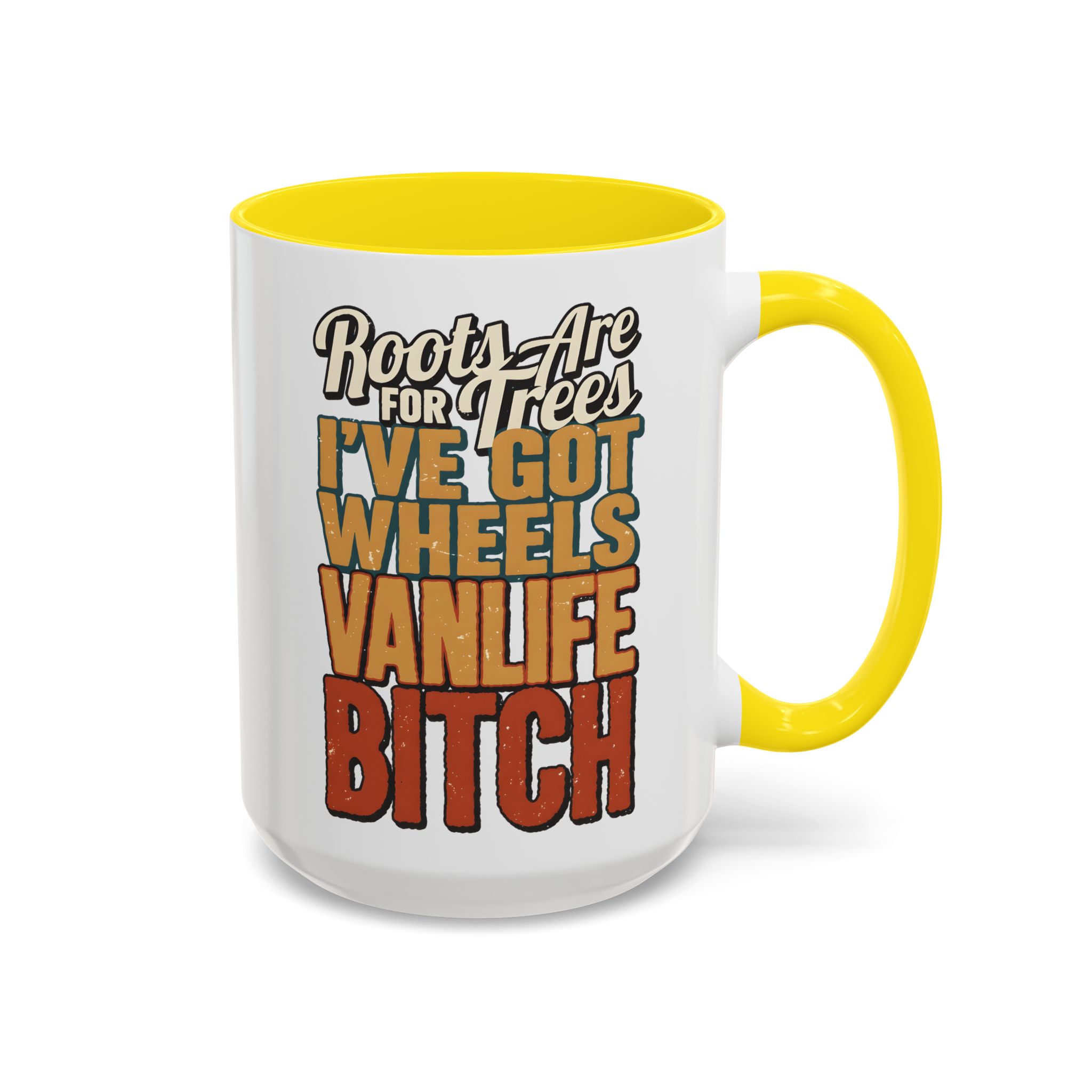12688754819292007457_2048.jpeg Accent Coffee Mug (11, 15oz) — "Roots Are For Trees" Design F**K-Line