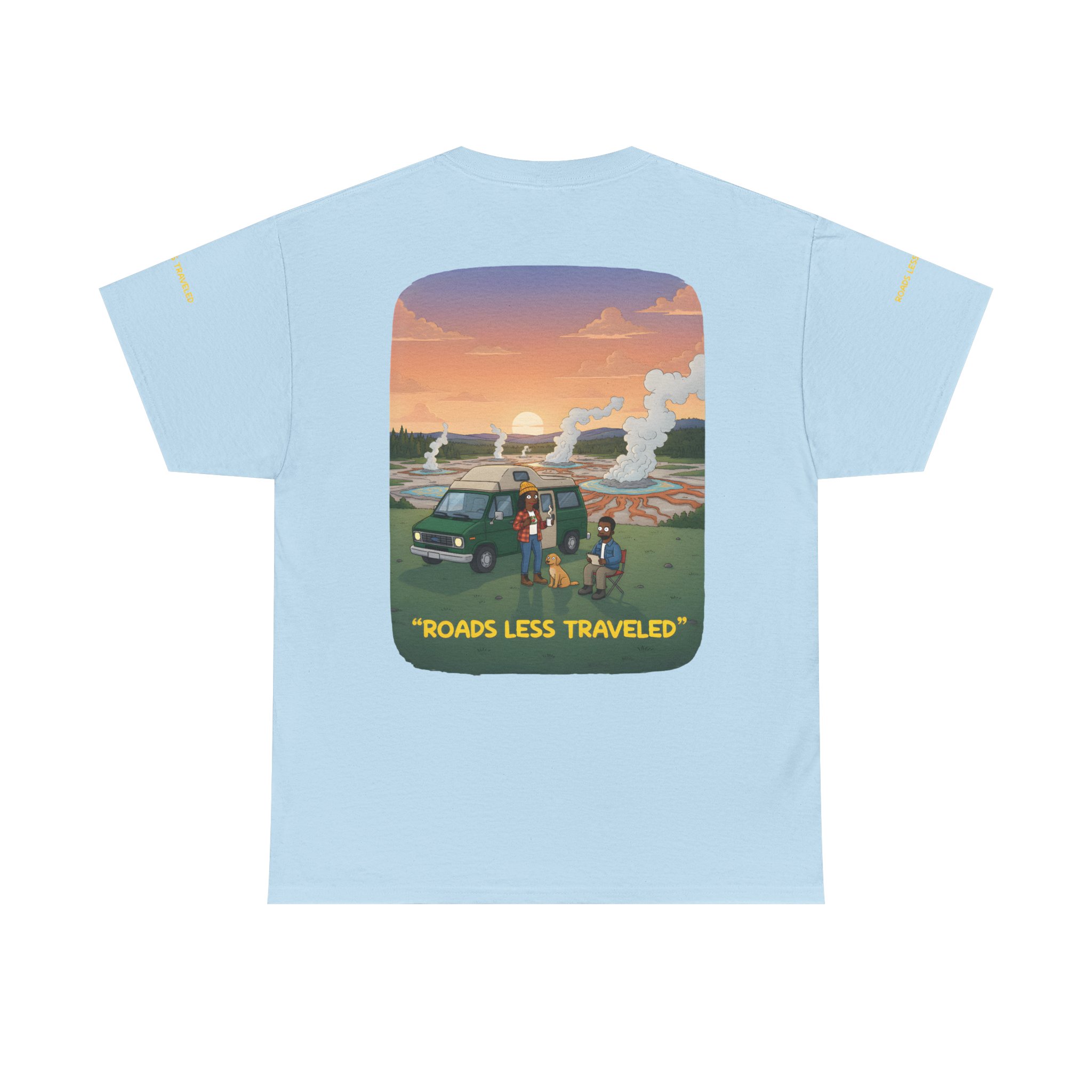 12692863976418334126_2048.jpeg Unisex Heavy Cotton Tee — "Roads Less Traveled" Design Sitcom-Line