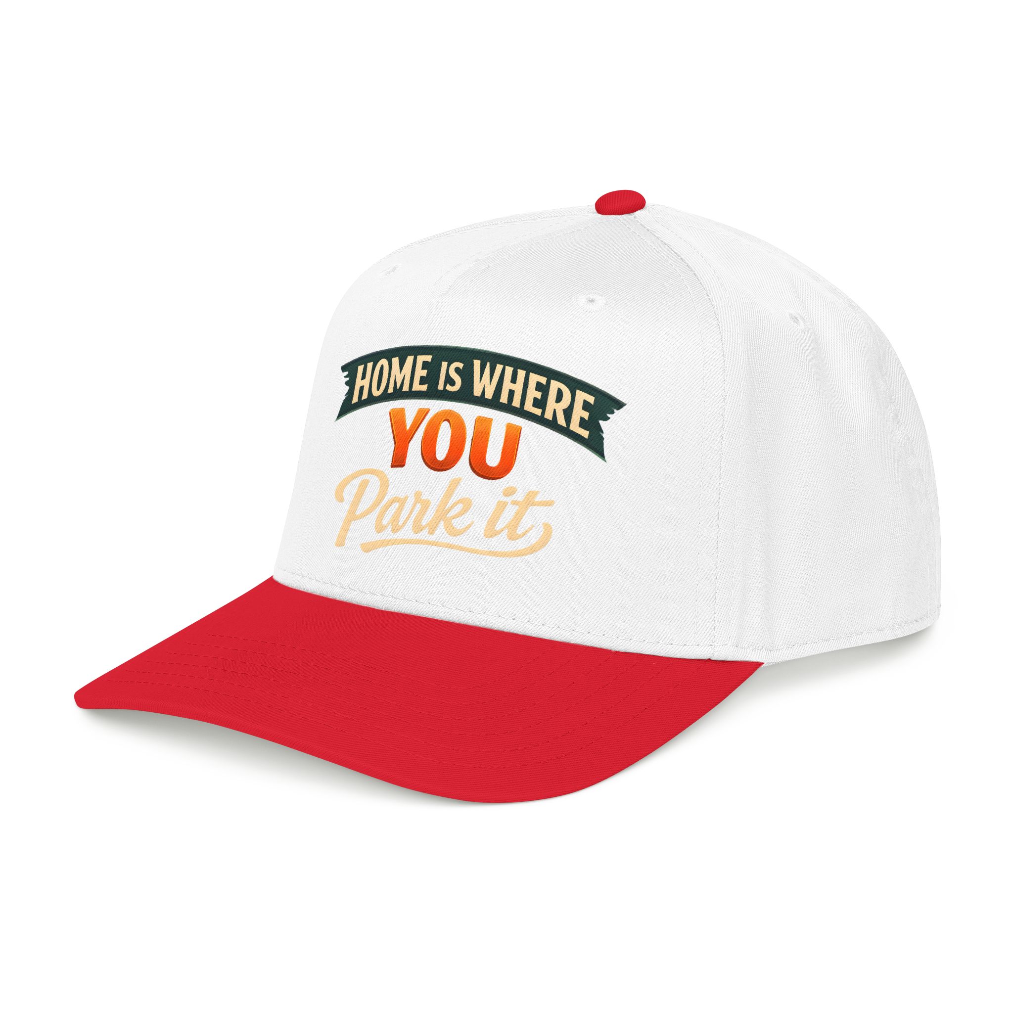 Baseball Cap - "Home Is where You Park It" Design Scenic-Line