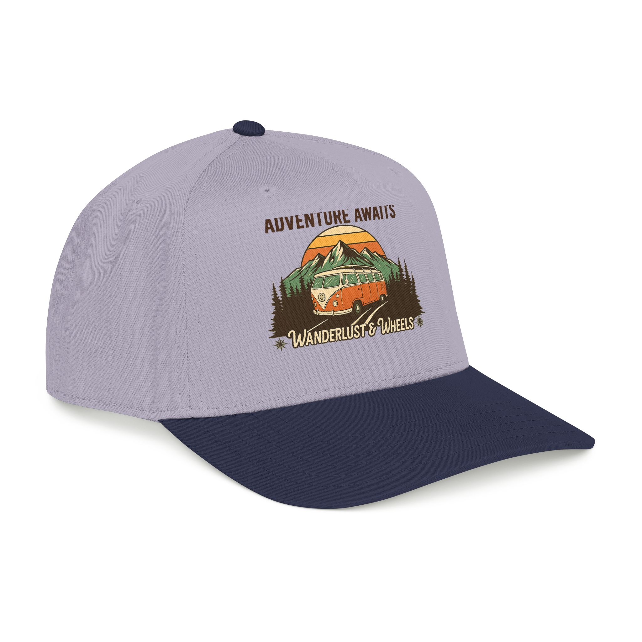 Baseball Cap - "Home Is Where You Adventure Awaits" Mid Profile Baseball Cap