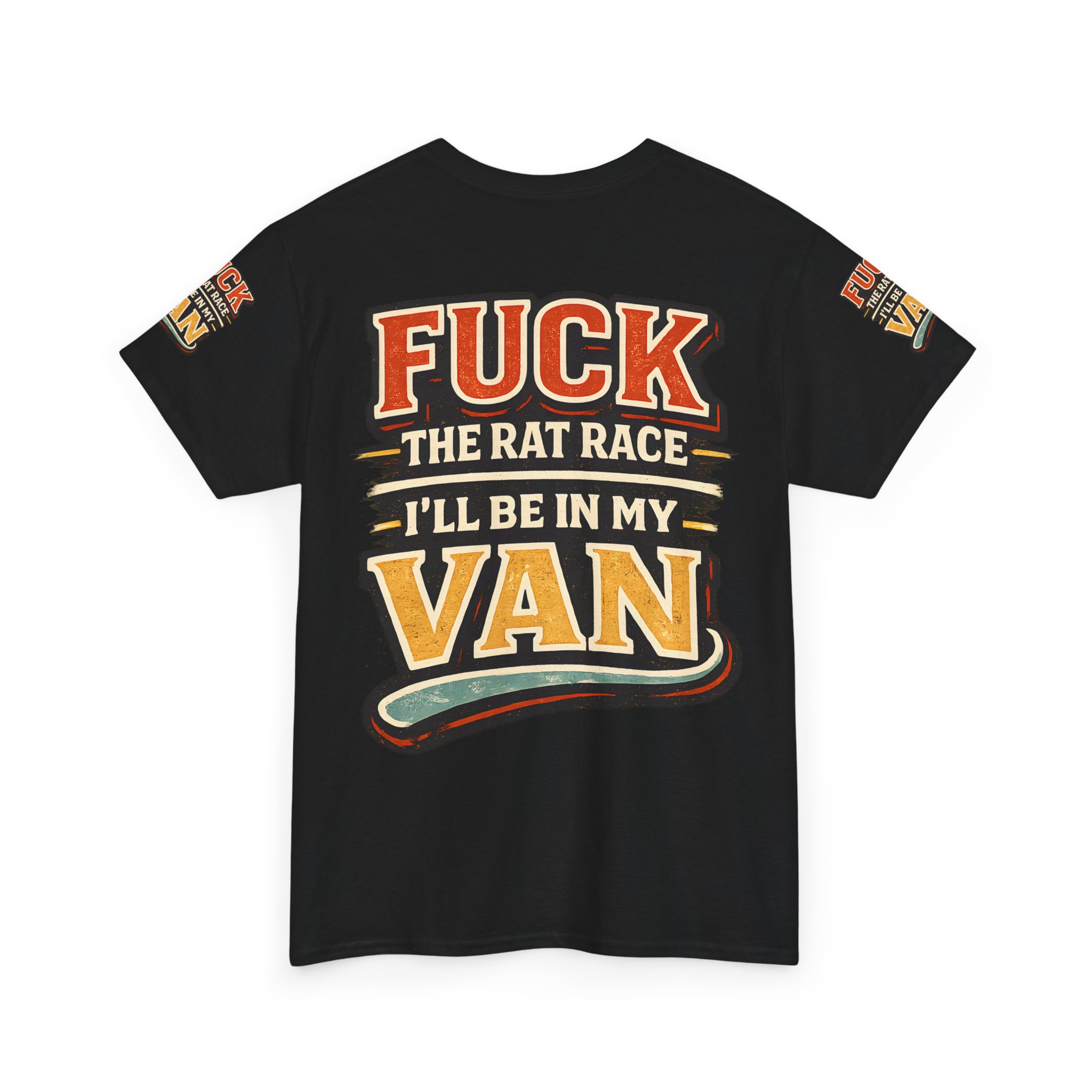 12771745201355209122_2048.jpeg Unisex Heavy Cotton Tee — "Fuck The Rat Race" Design F**K-Line