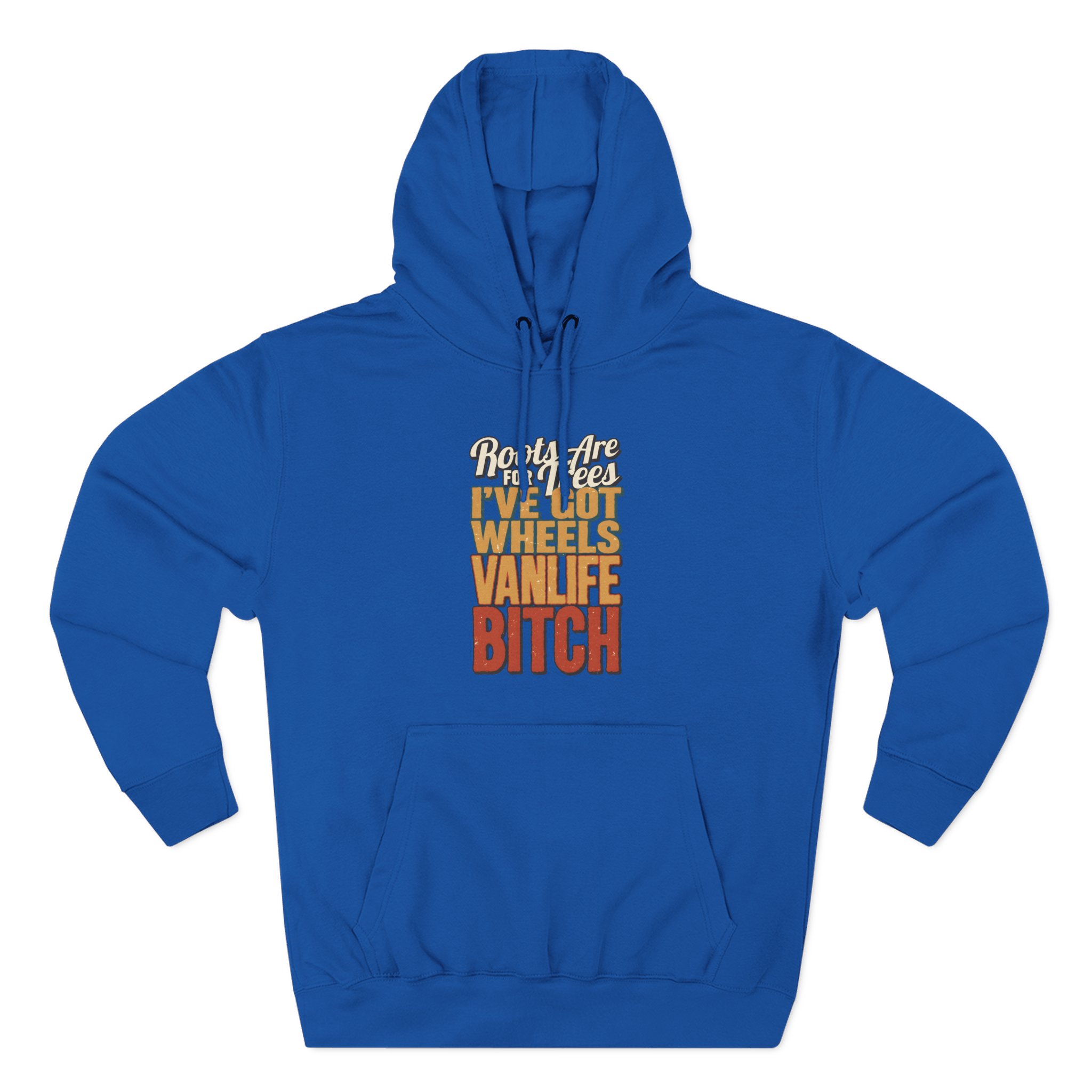 Three-Panel Fleece Hoodie - "Roots Are For Trees" Design F**K-Line