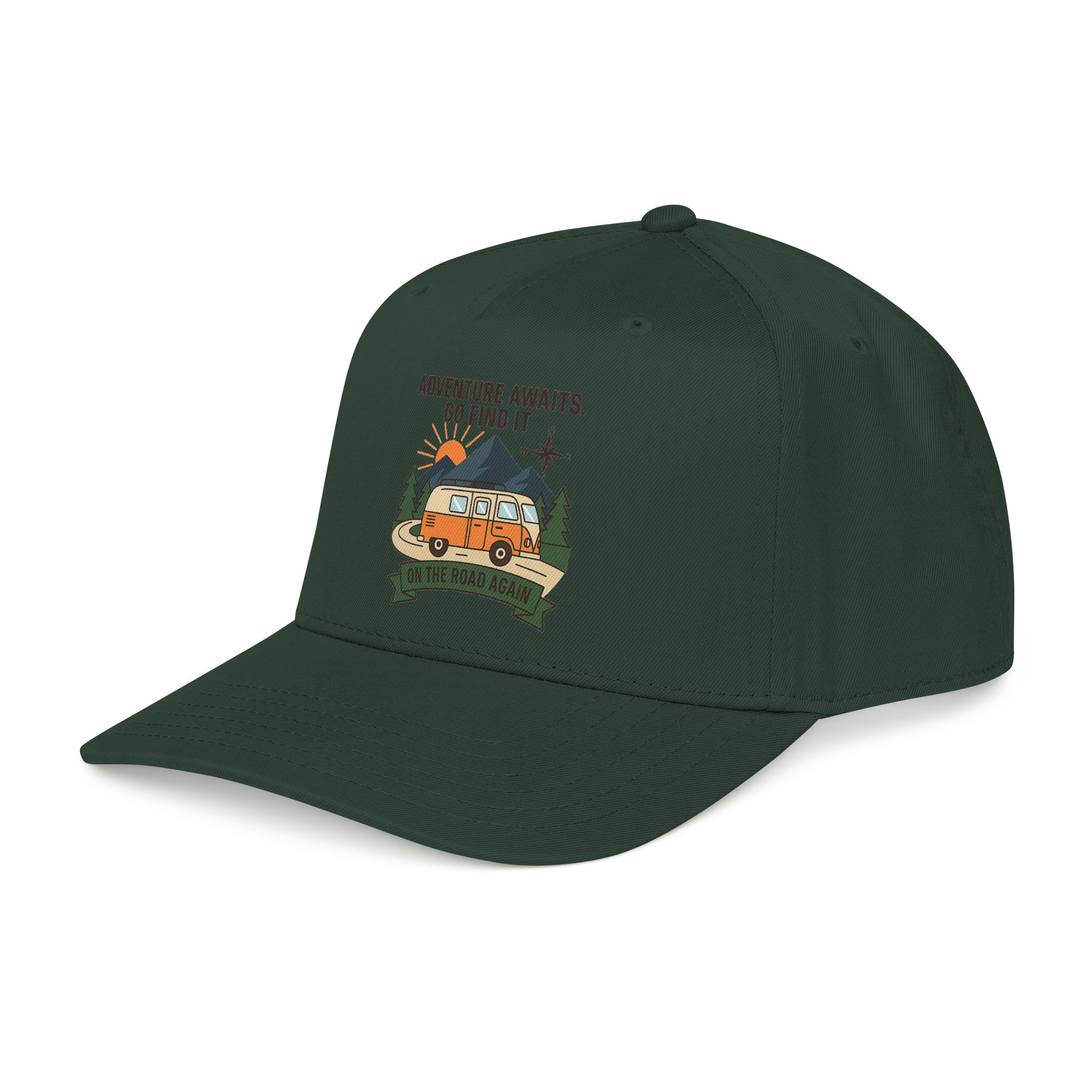 Baseball Cap - "Adventure Awaits" Outdoor Travel Hat