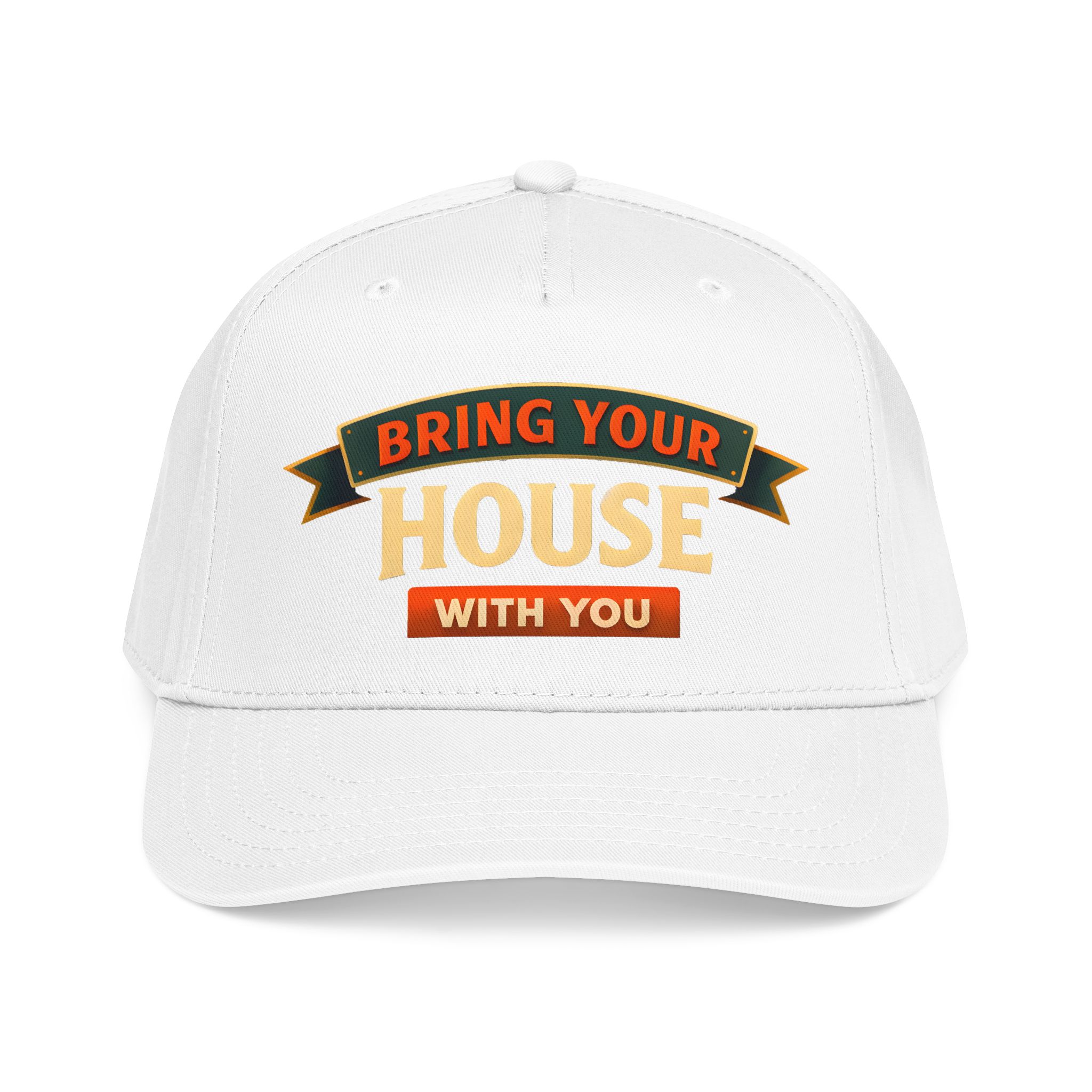 Baseball Cap - "Bring Your House With You" Design Scenic-Line