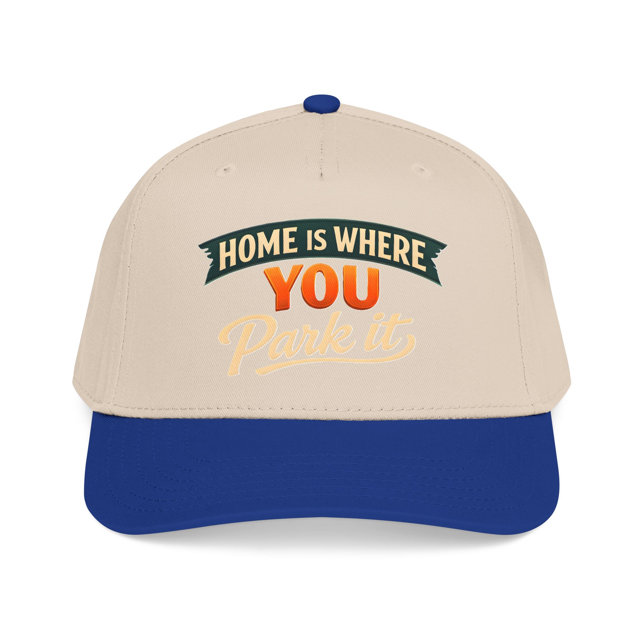 Baseball Cap - "Home Is where You Park It" Design Scenic-Line