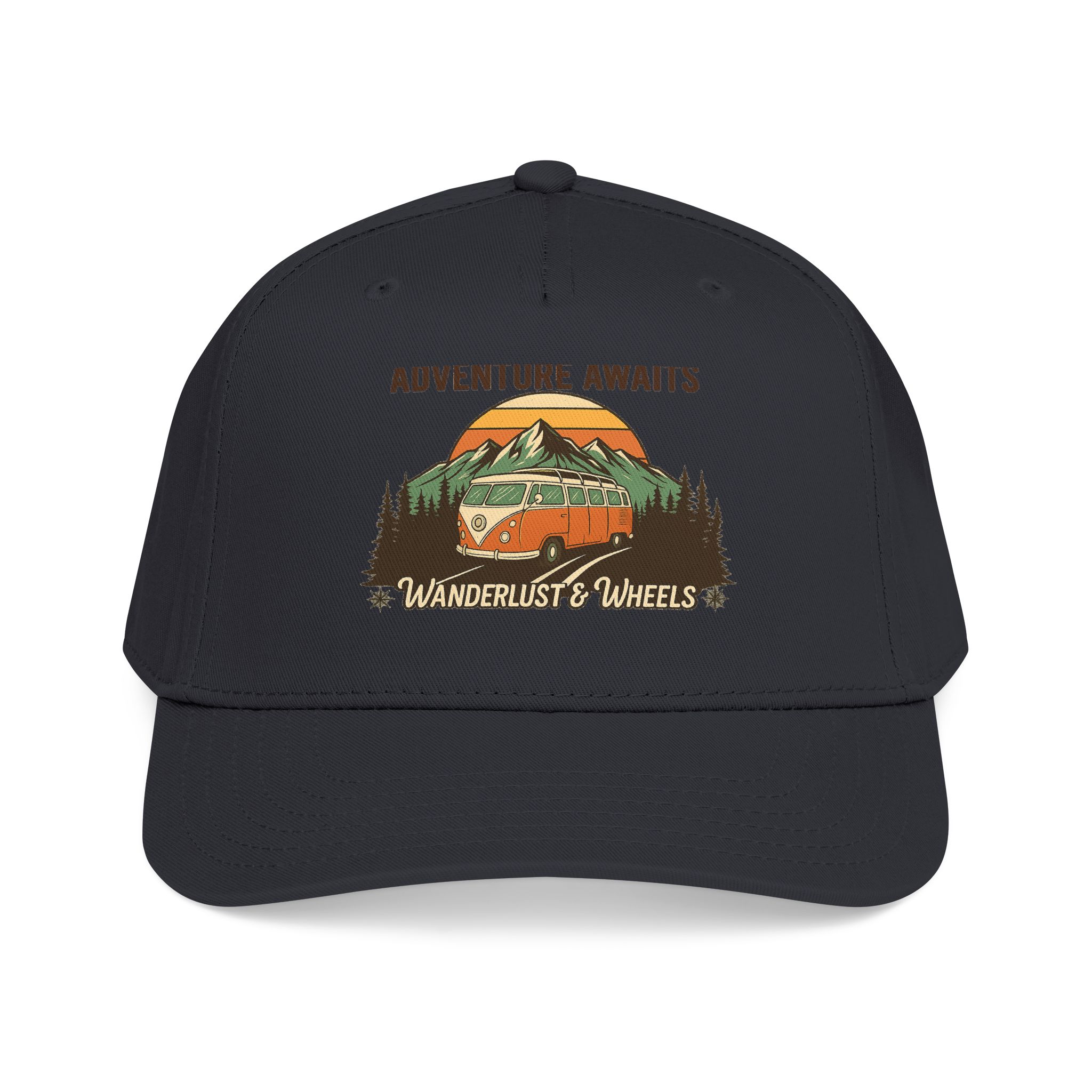 Baseball Cap - "Home Is Where You Adventure Awaits" Mid Profile Baseball Cap