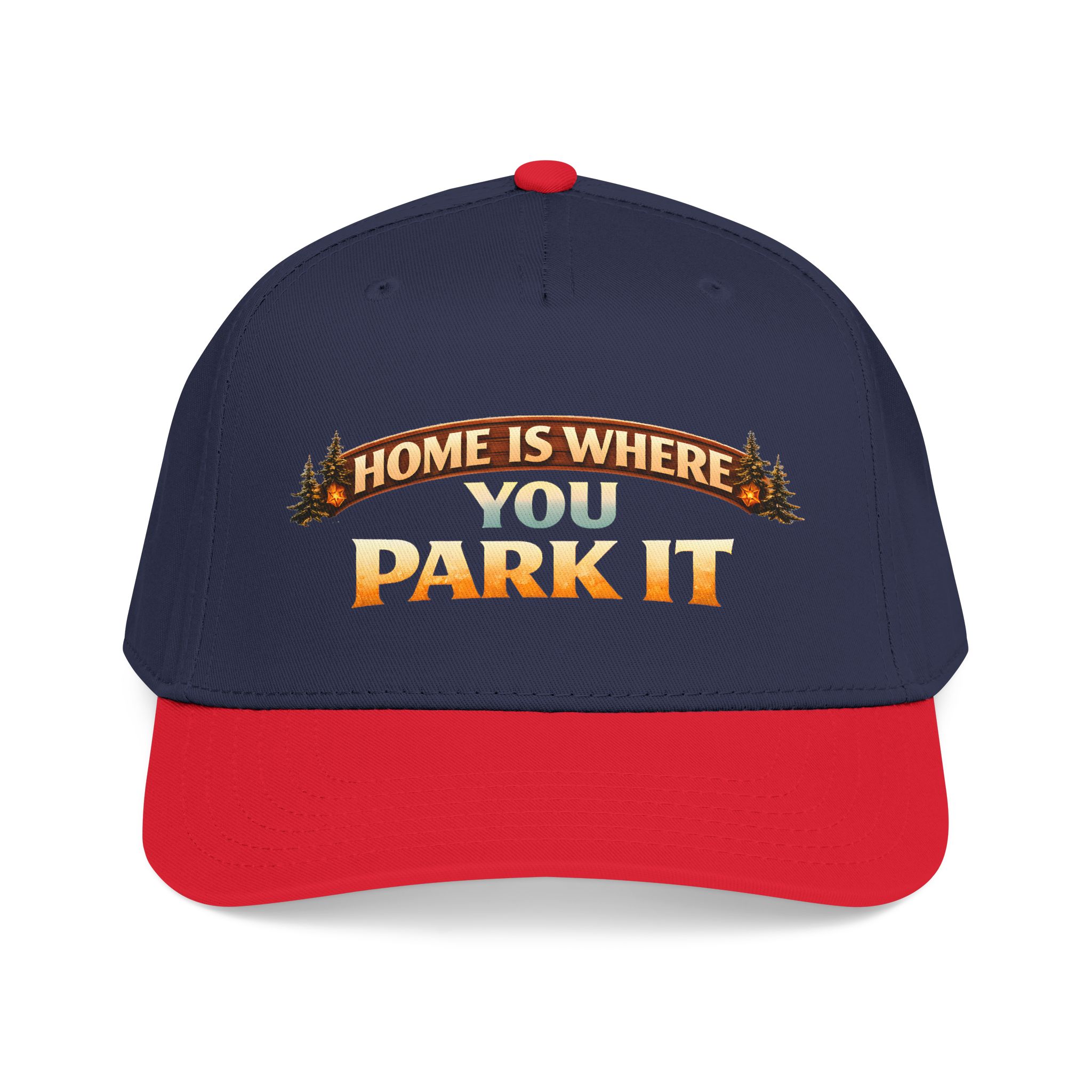 Baseball Cap - "Home Is Where You Park It" Design Scenic-Line