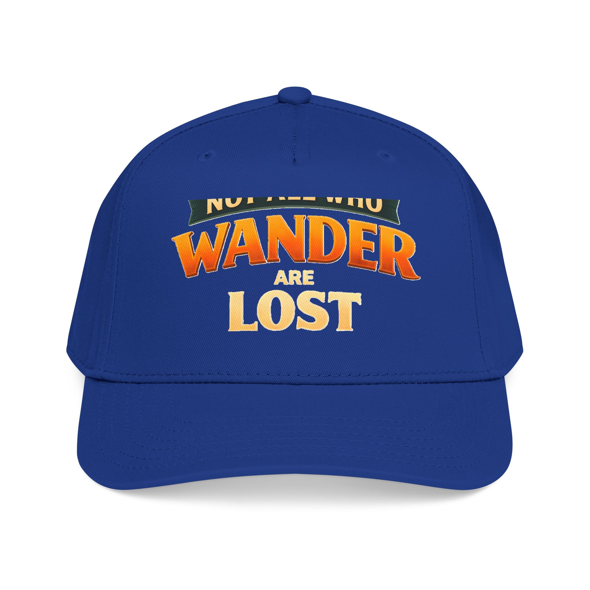 Baseball Cap - "Not All Who Wander Are Lost" Design Scenic-Line