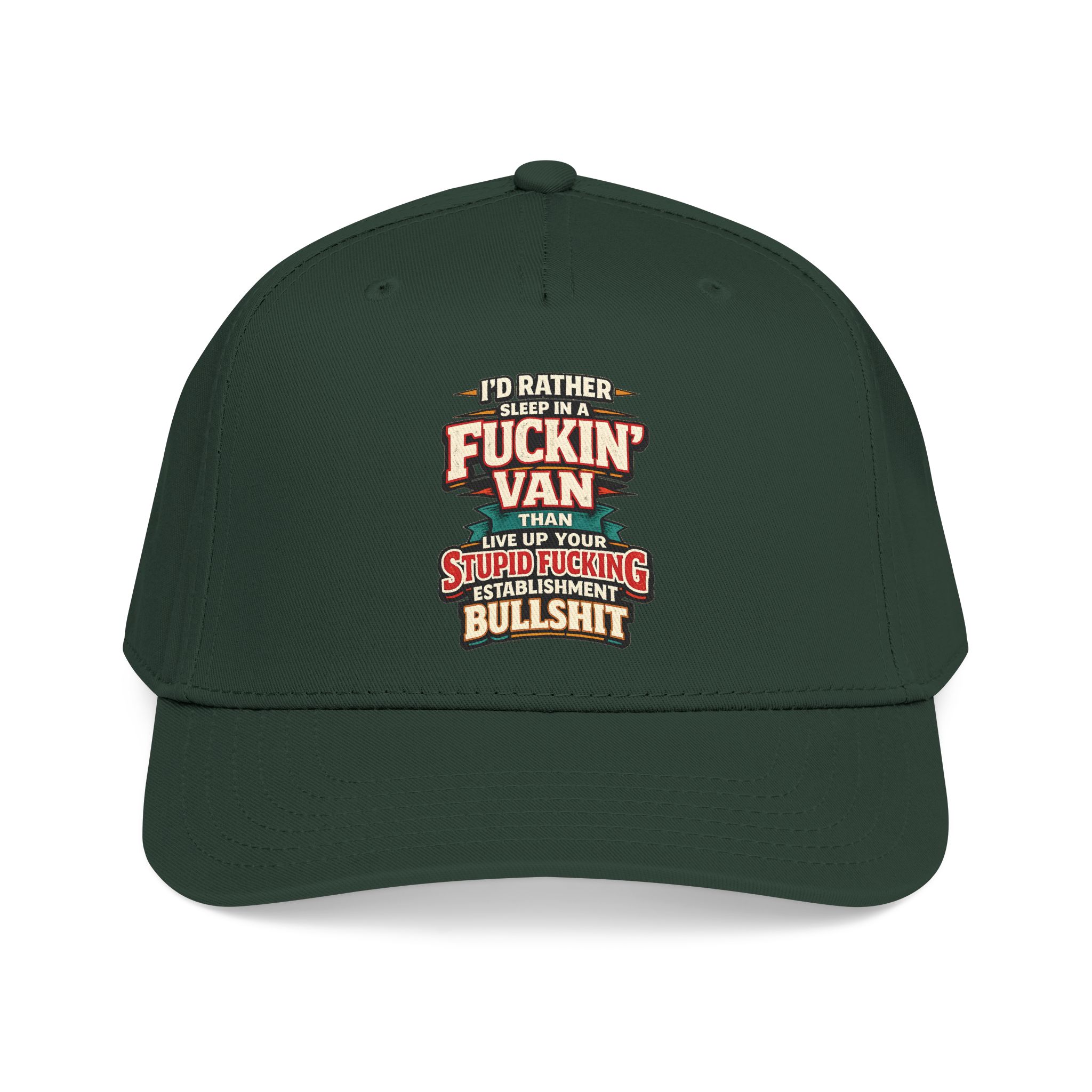 Baseball Cap - "I´d Rather Sleep in A Fucking Van" Design F**K-Line