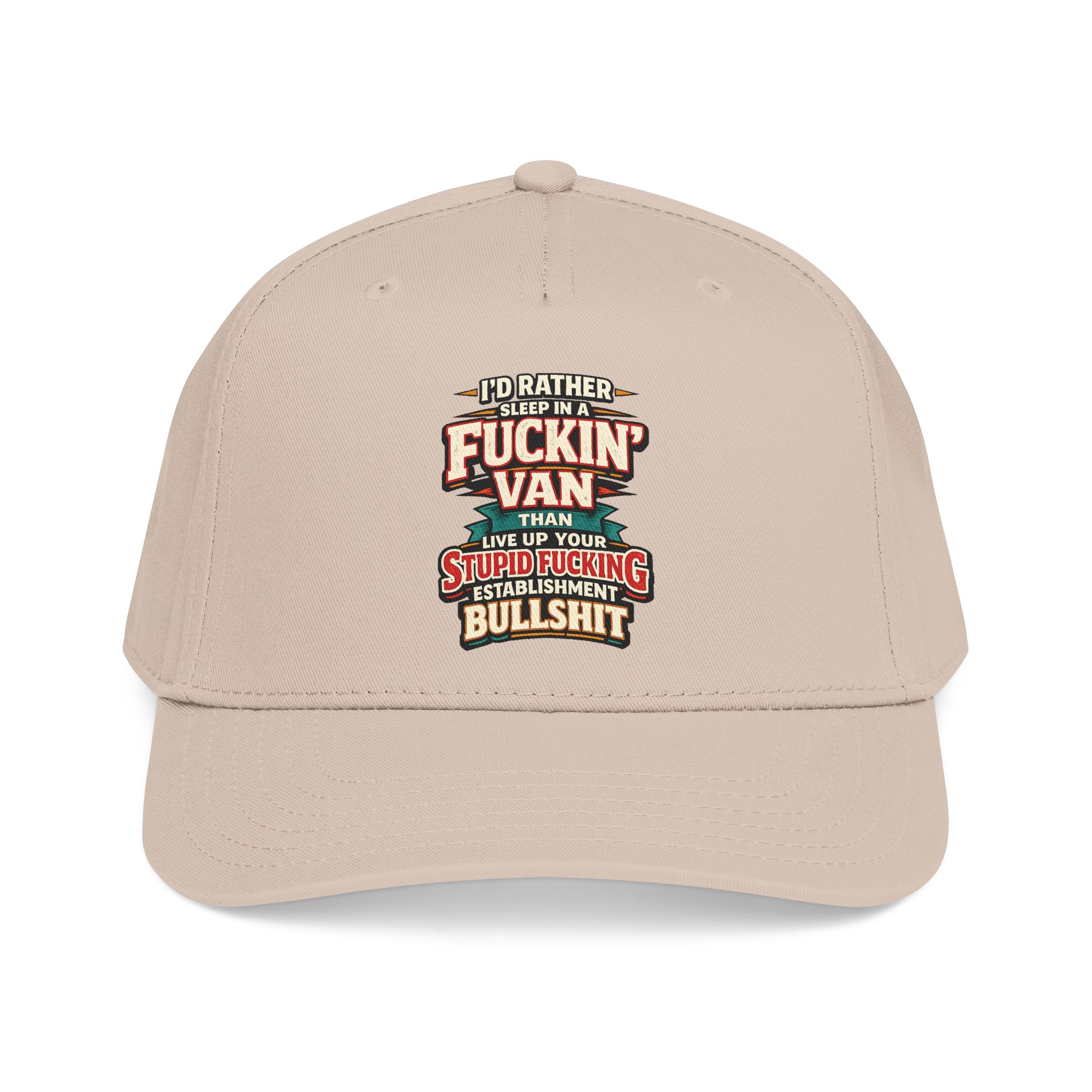 Baseball Cap - "I´d Rather Sleep in A Fucking Van" Design F**K-Line