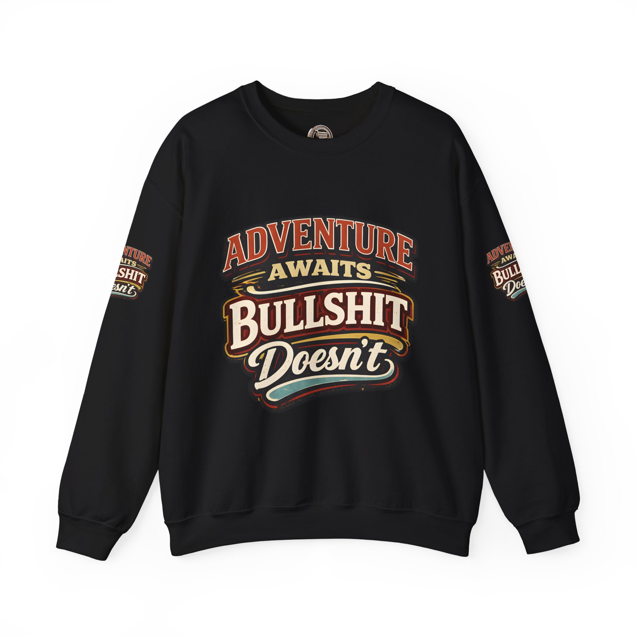 12919110208702844046_2048.jpeg Unisex Heavy Blend™ Crewneck Sweatshirt — "Adventure Awaits" Design F**K-Line