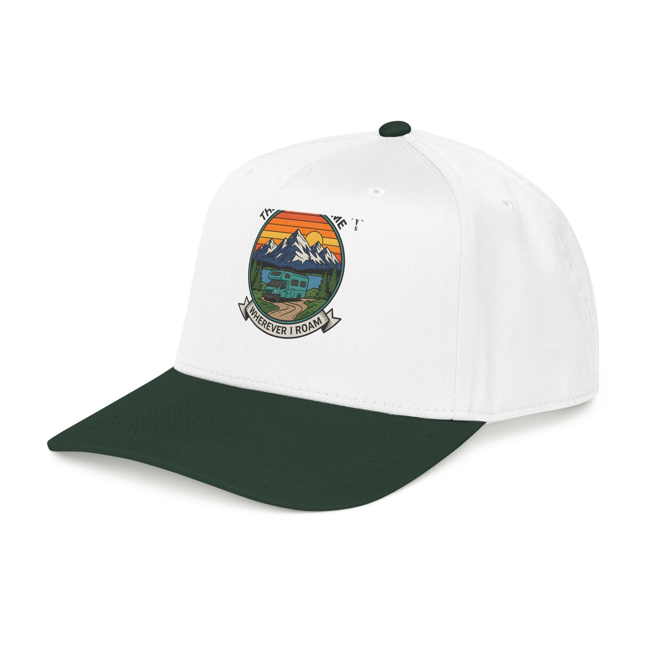Baseball Cap — "The Road Is Home, Wherever I Roam"