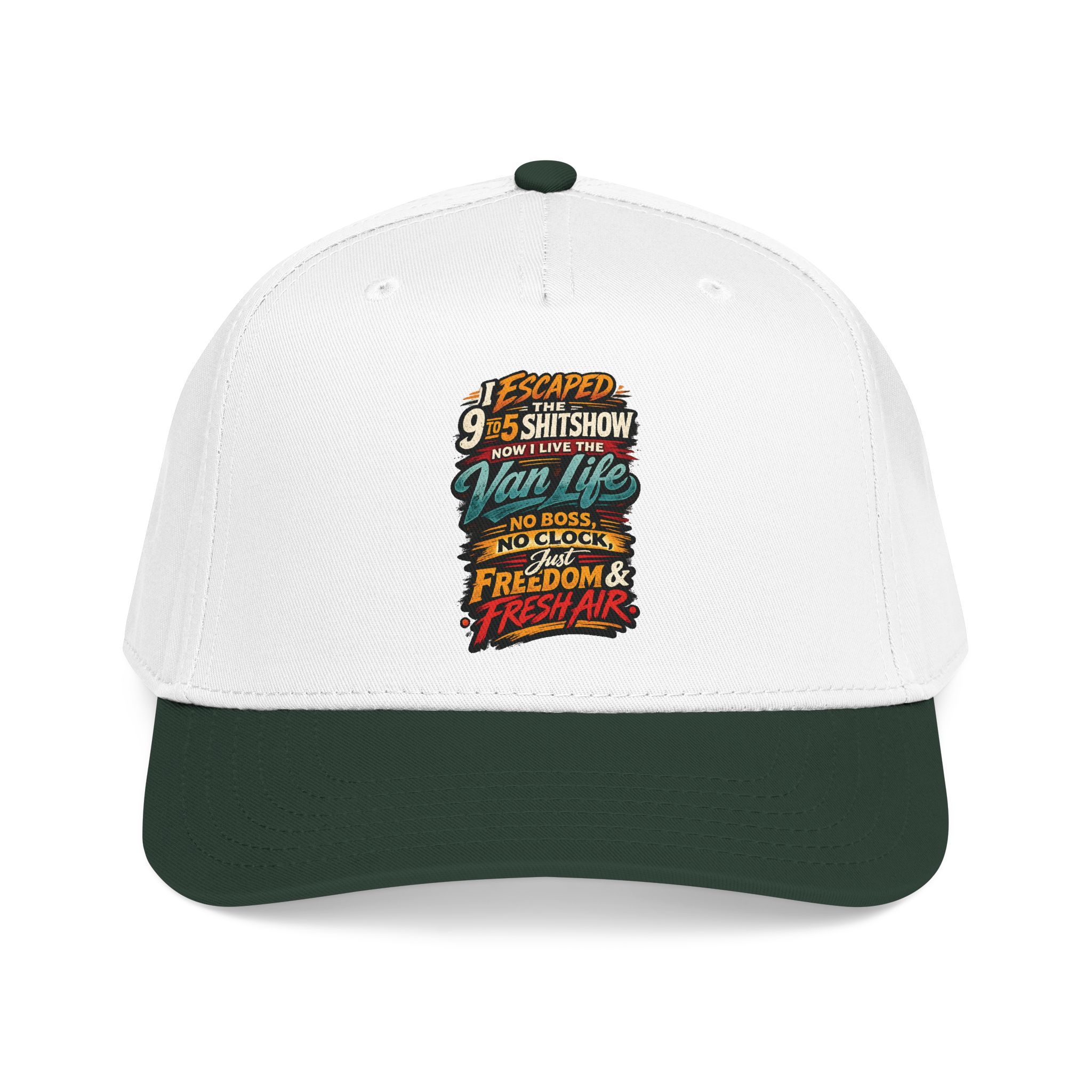 Baseball Cap - "I Escaped The 9 To 5" Design F**K-Line