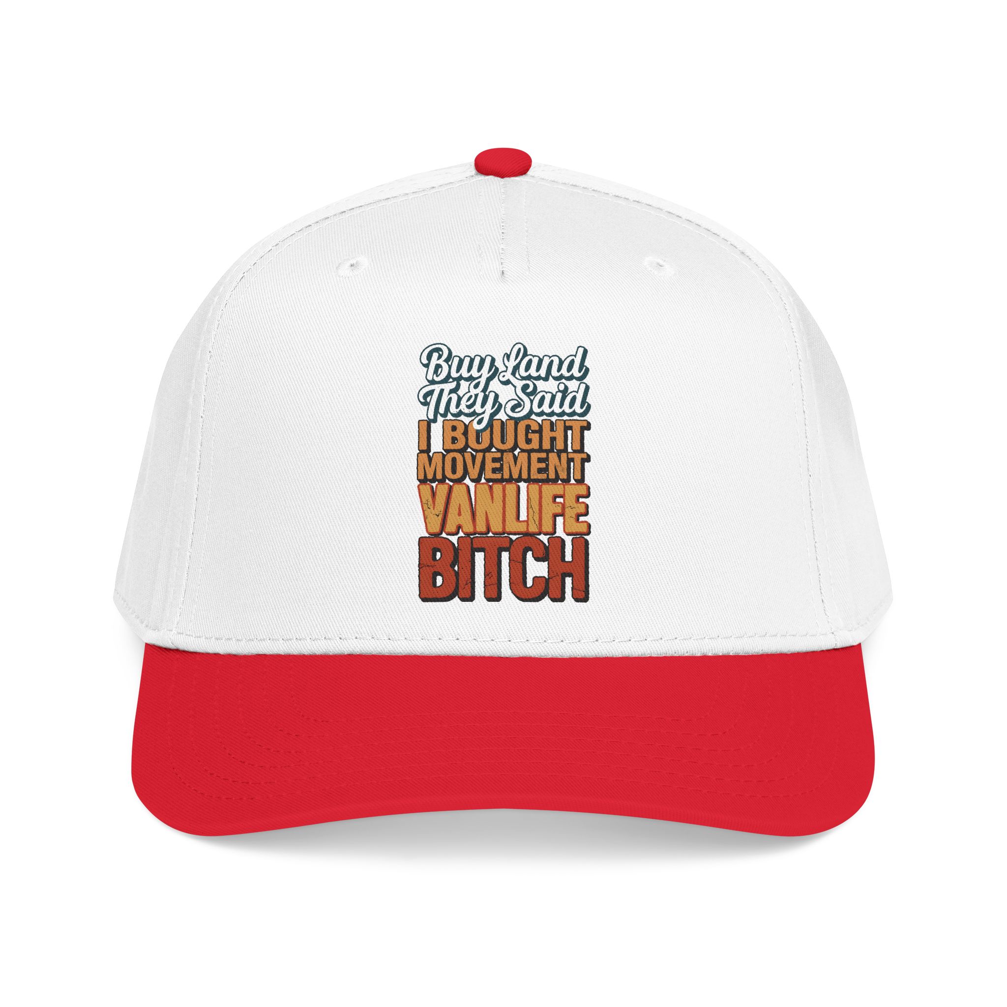 Baseball Cap - "Buy Land They Said" Design F**K-Line