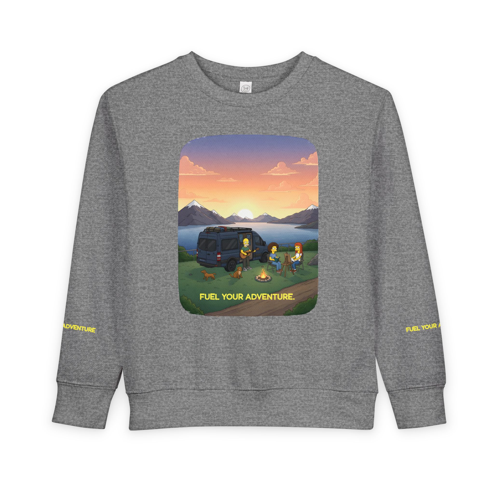Toddler Sweatshirt - "Fuel Your Adventure" (Design Sitcom-Line)