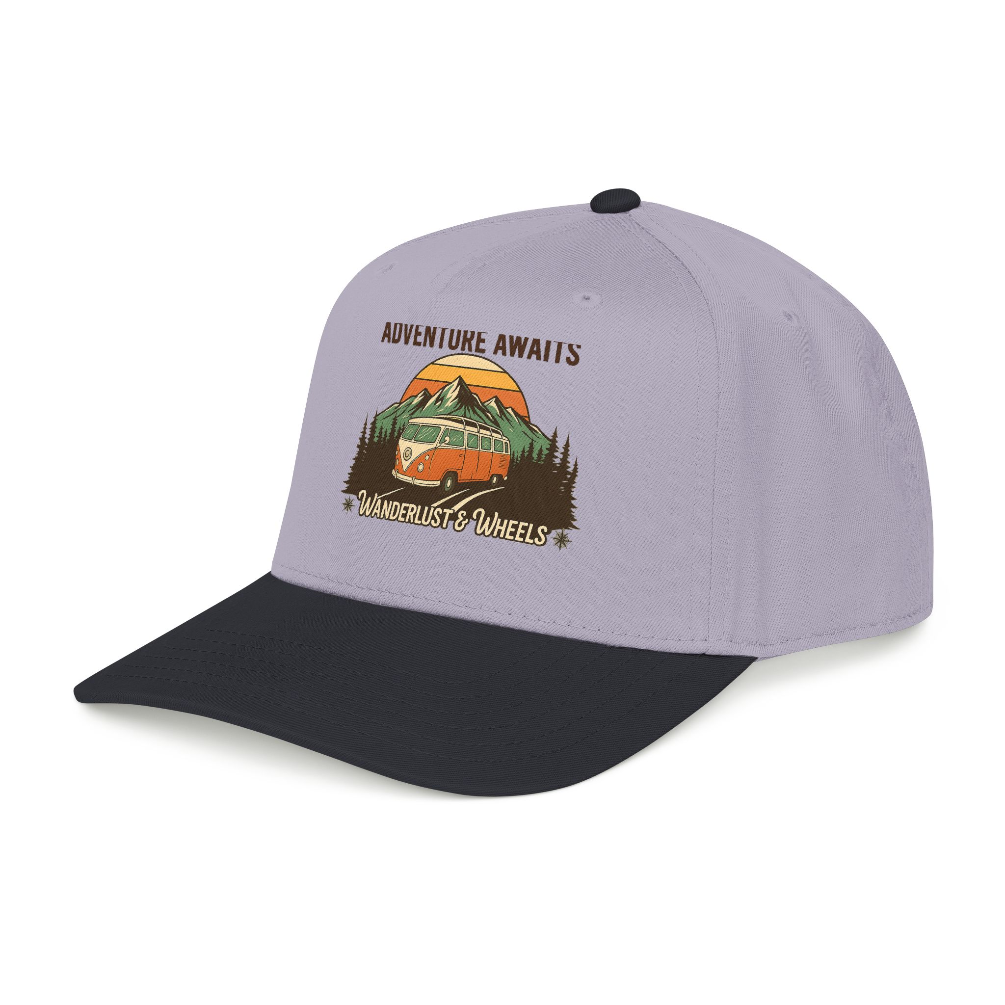 Baseball Cap - "Home Is Where You Adventure Awaits" Mid Profile Baseball Cap