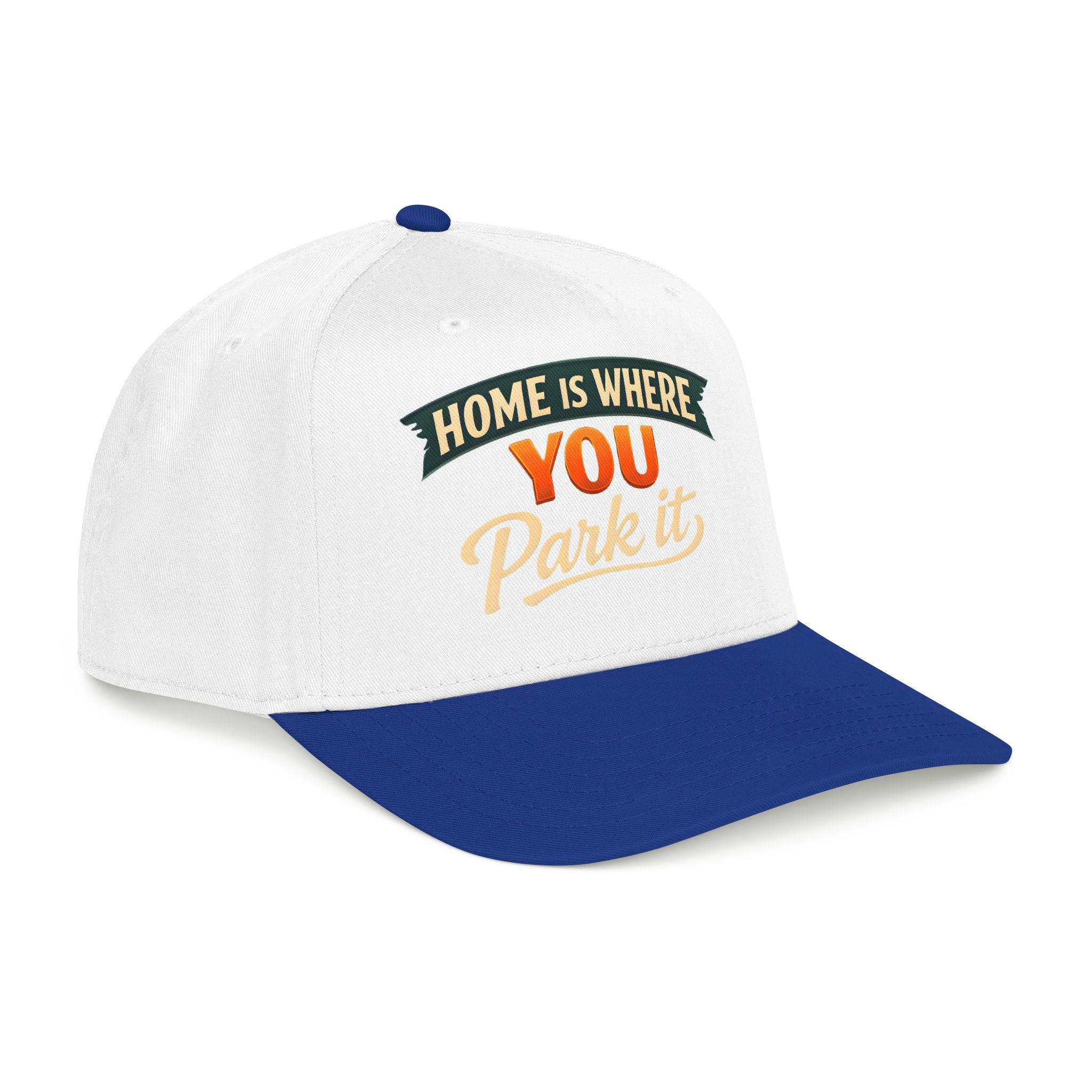Baseball Cap - "Home Is where You Park It" Design Scenic-Line