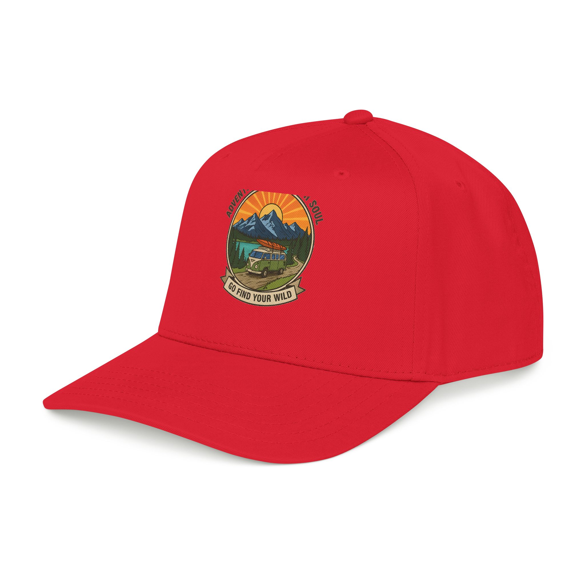 Baseball Cap — "Go Find Your Wild" Outdoor Patch