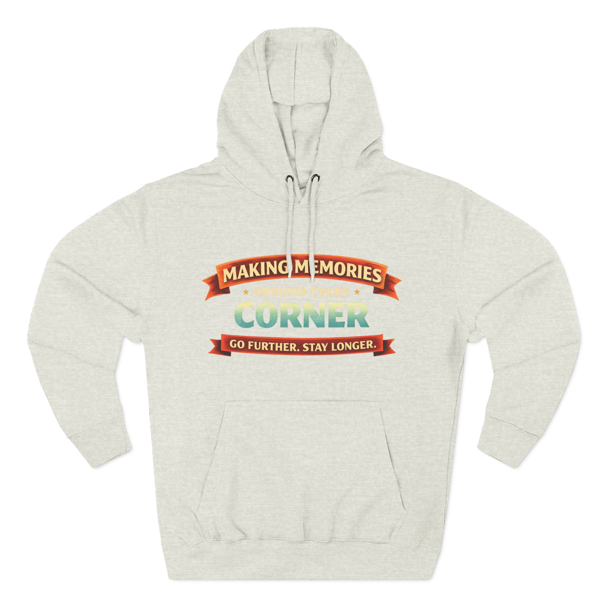 Three-Panel Fleece Hoodie - "Making Memories" Design Scenic-Line