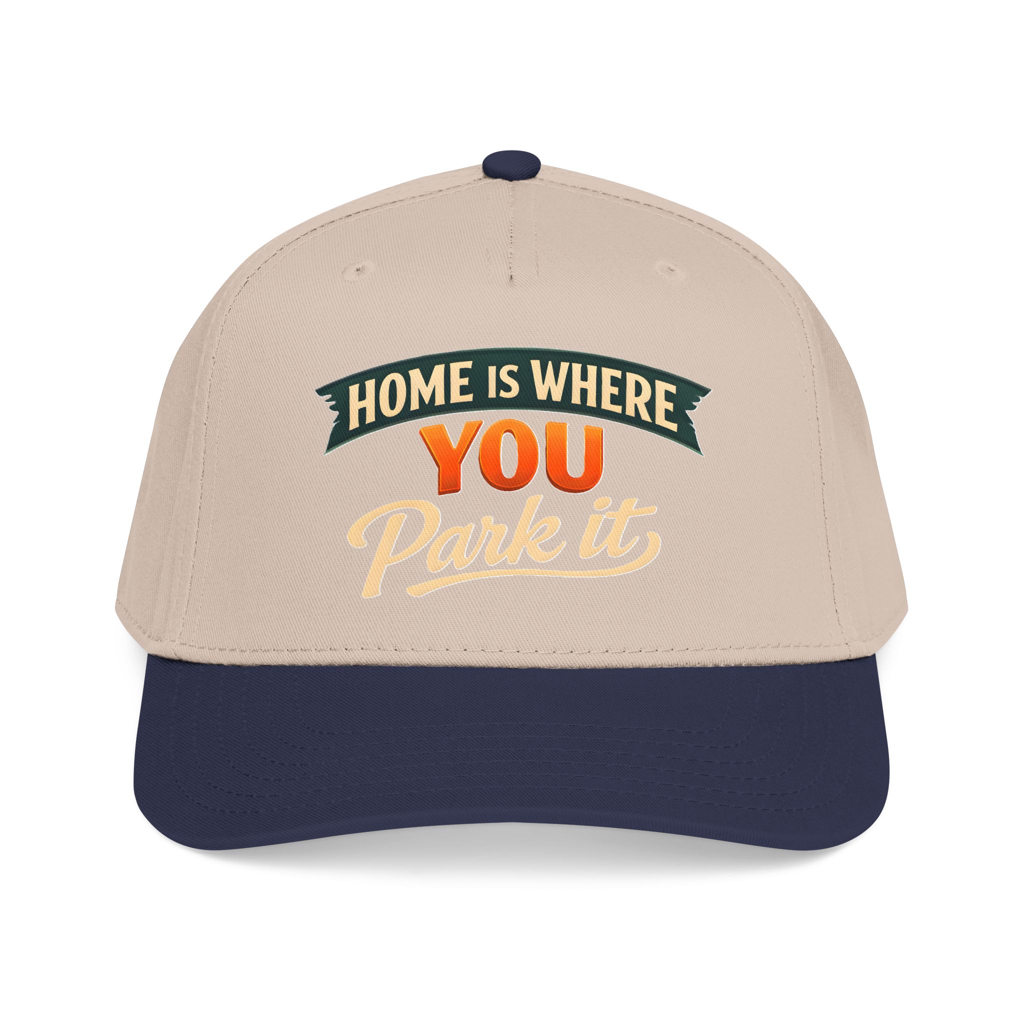 Baseball Cap - "Home Is where You Park It" Design Scenic-Line
