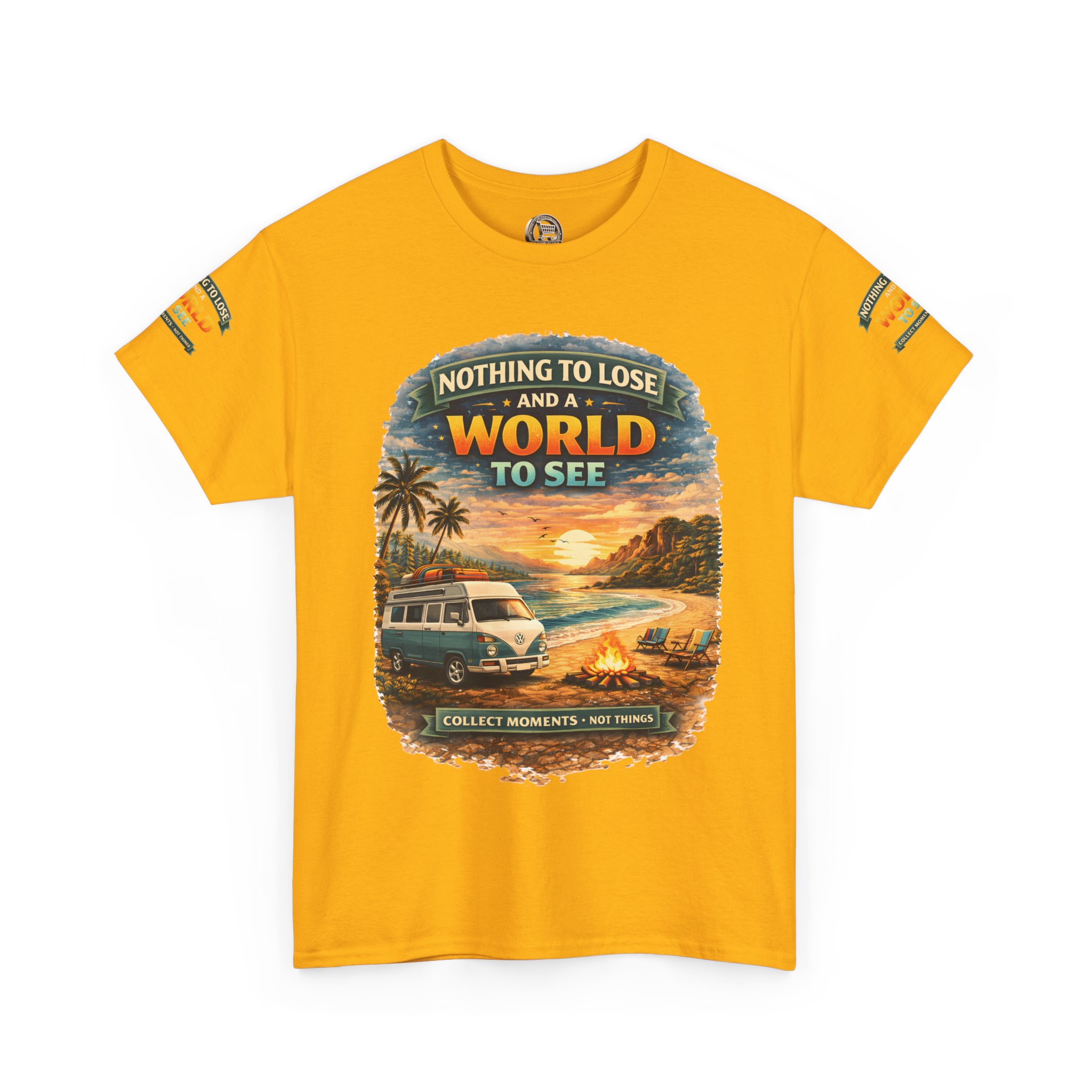 13058954925957018256_2048.jpeg Unisex Heavy Cotton Tee — "Nothing To Lose " Design Scenic-Line